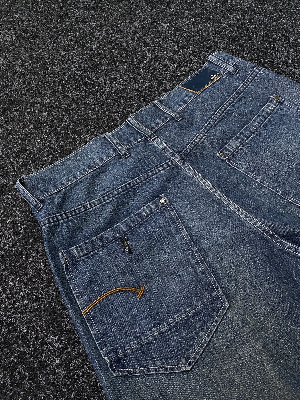 Kangol × Vintage Vintage Kangol baggy Y2K Denim Pants Size US 36 / EU 52 - 15 Thumbnail