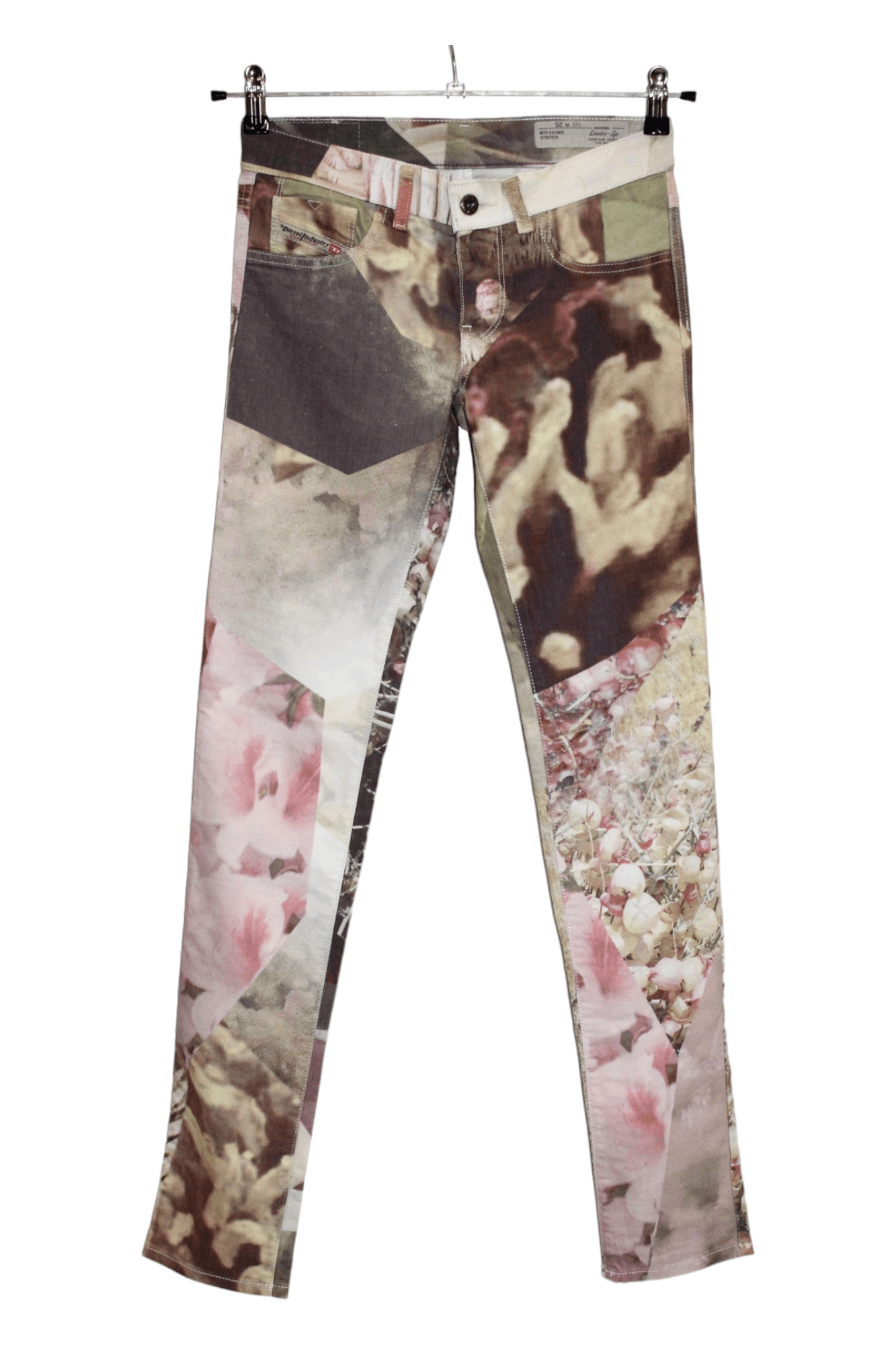 image of Diesel Livier-Sp Women's Jean Pink Floral (Size 26)