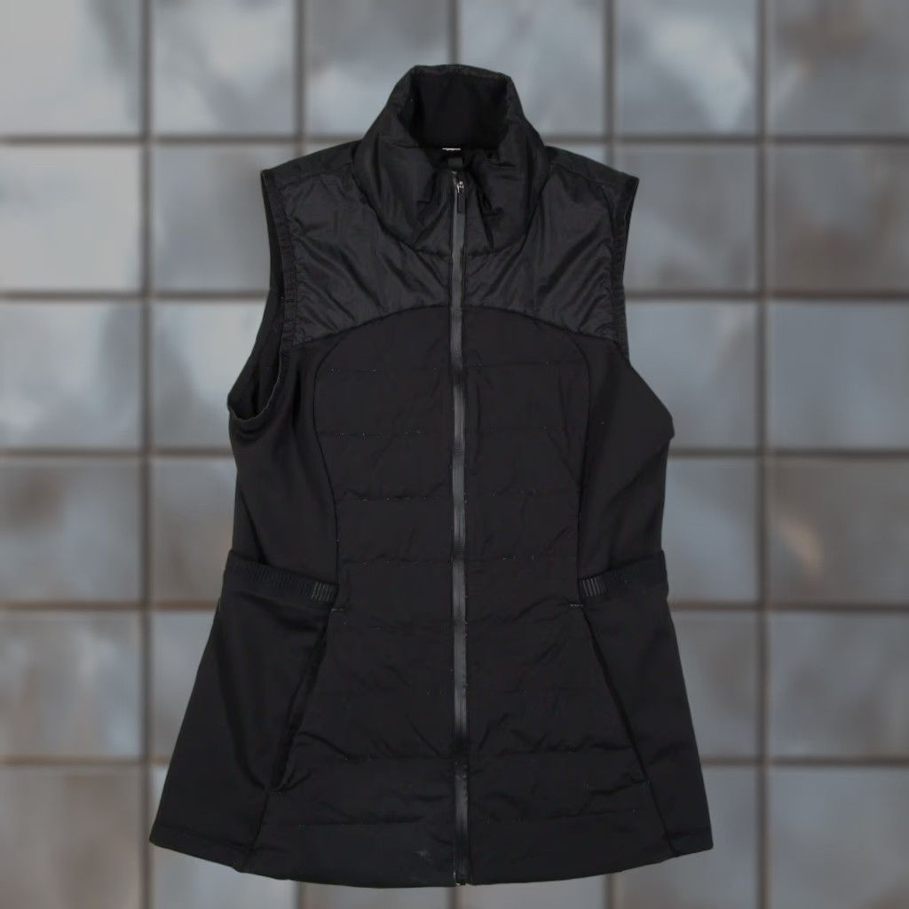 Lululemon Lululemon Athletica Vest Women Black Down Quilted Zip Insulated Reflective Logo Size 8 Varsity Running Vest (8) Size M / US 6-8 / IT 42-44 - 1 Thumbnail