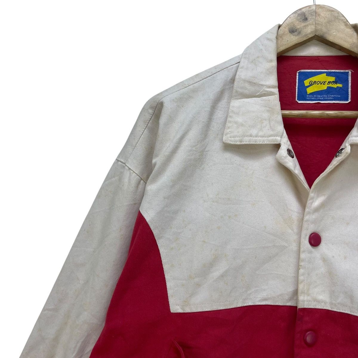 Japanese Brand × MLB 💥Vintage Grove Box Baseball Bomber Jacket Size US M / EU 48-50 / 2 - 3 Thumbnail
