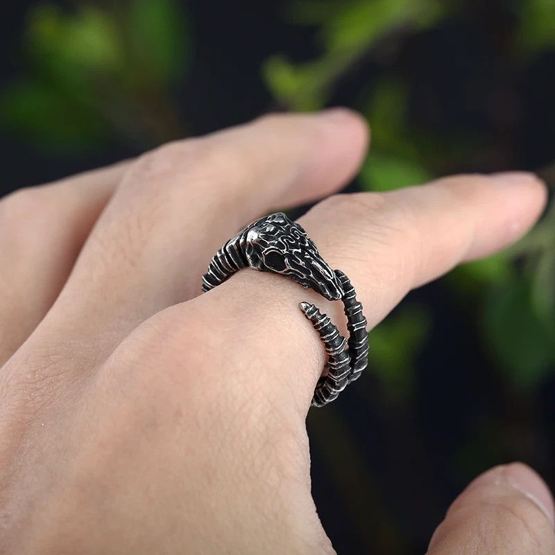 Japanese Brand × Jewelry × Vintage Horned Ring Size ONE SIZE - 6 Thumbnail