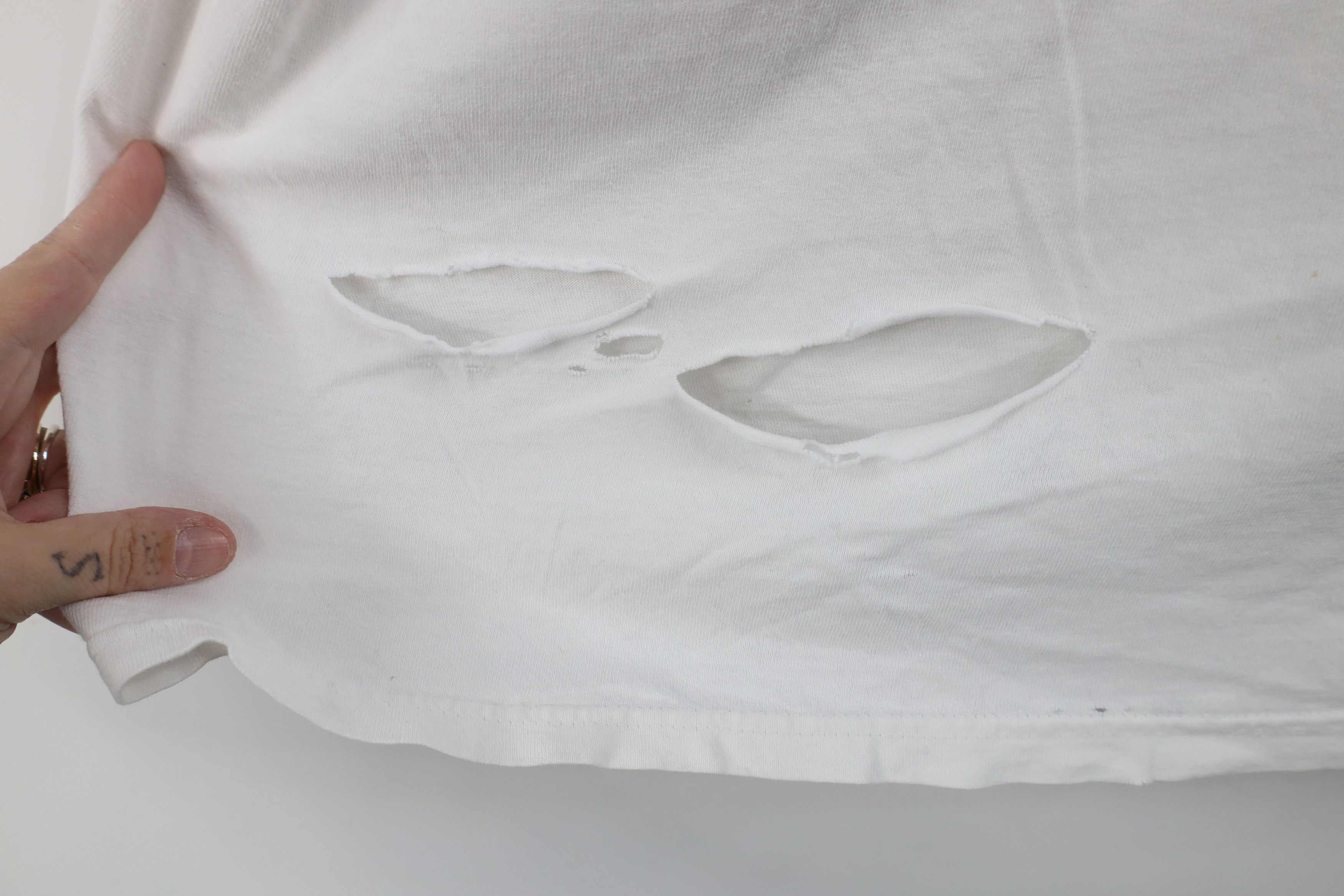 Vintage Vintage Y2K 2003 Frog Short Sleeve T-Shirt White Cotton Size US XL / EU 56 / 4 - 8 Thumbnail