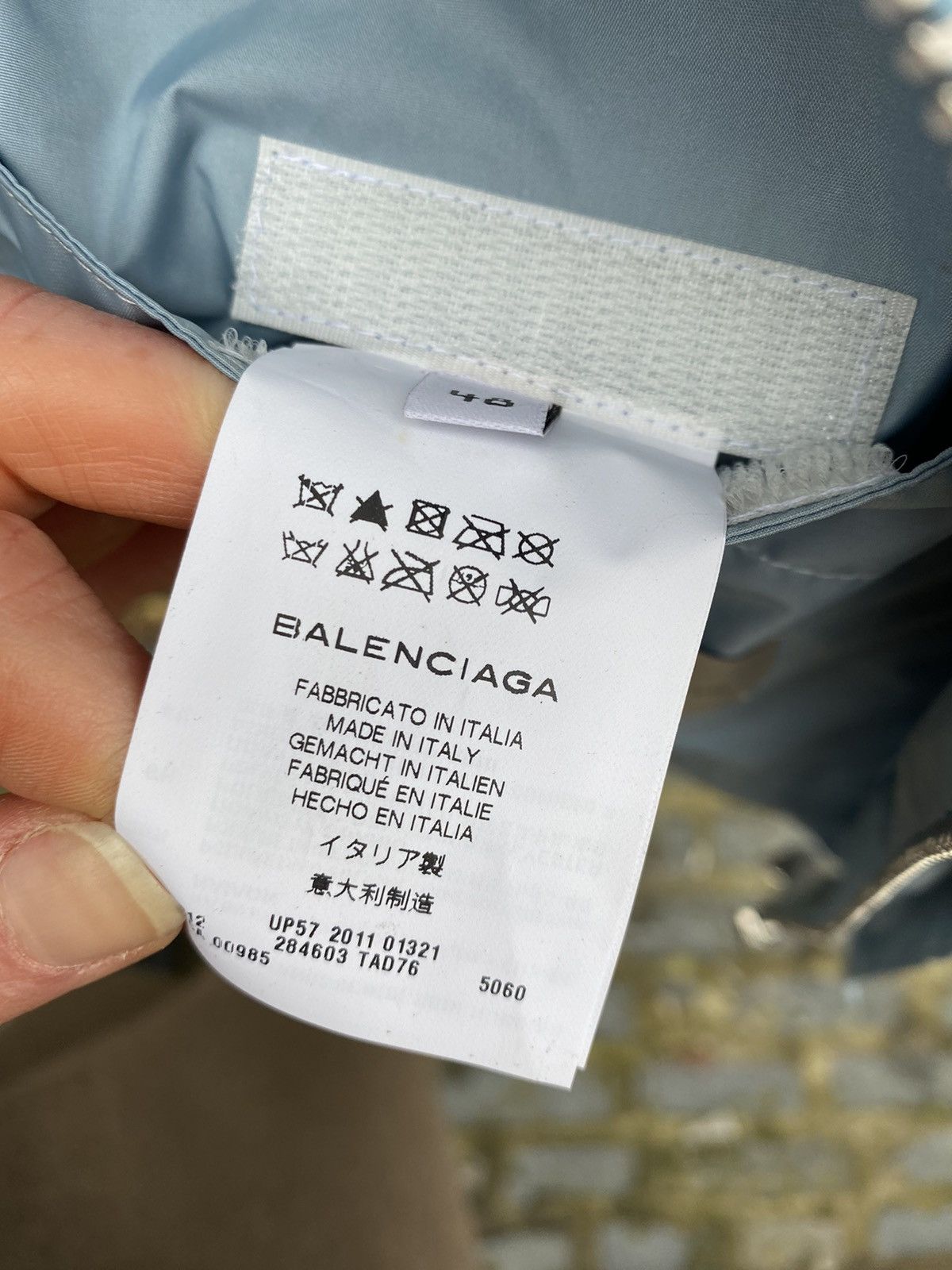 Balenciaga Balenciaga Paris SS12 Pale Blue Windbreaker Size US M / EU 48-50 / 2 - 13 Thumbnail