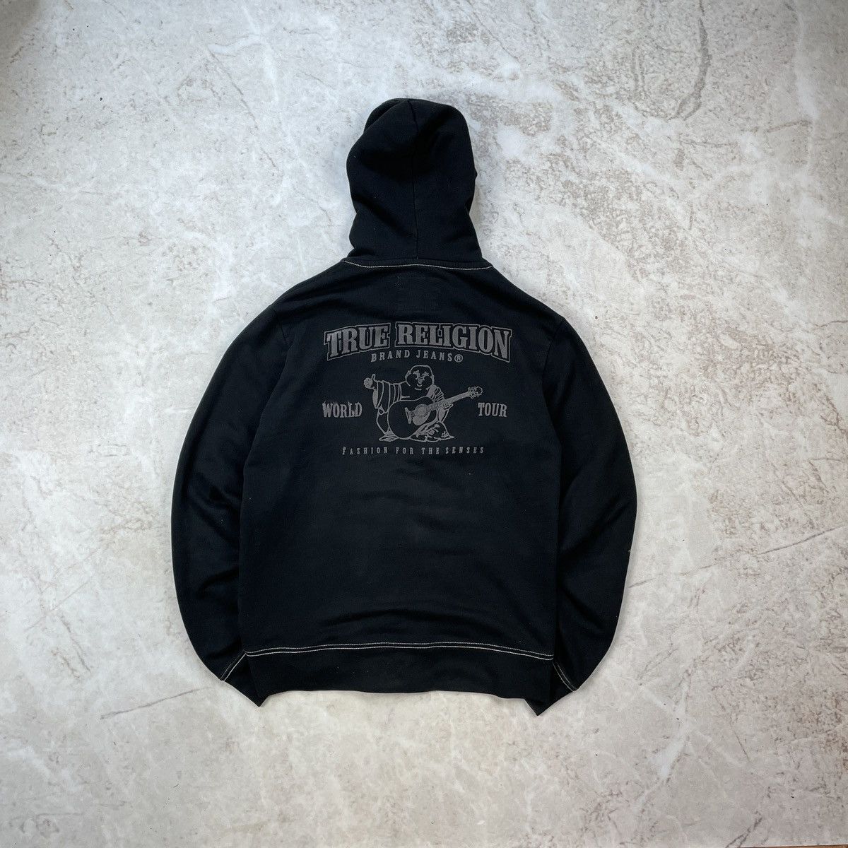 True Religion True Religion Big Logo Y2k Zip Hoodie Chief Keef Grailed