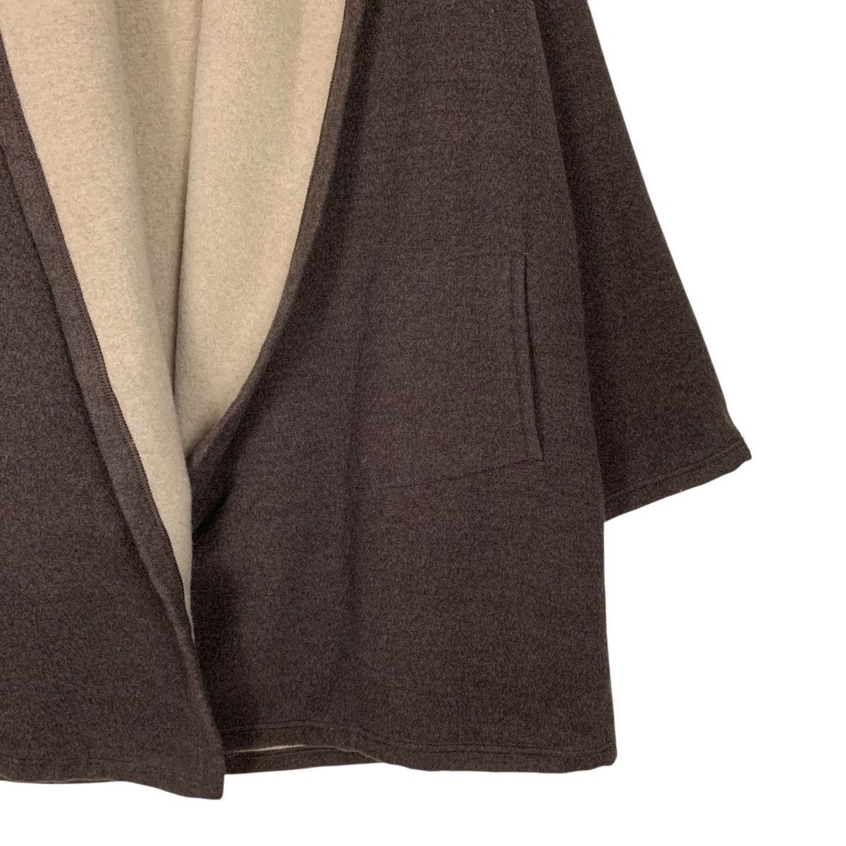 Laura Biagiotti Risposte By Laura Biagiotti Buttonless Overcoat Size M / US 6-8 / IT 42-44 - 4 Thumbnail
