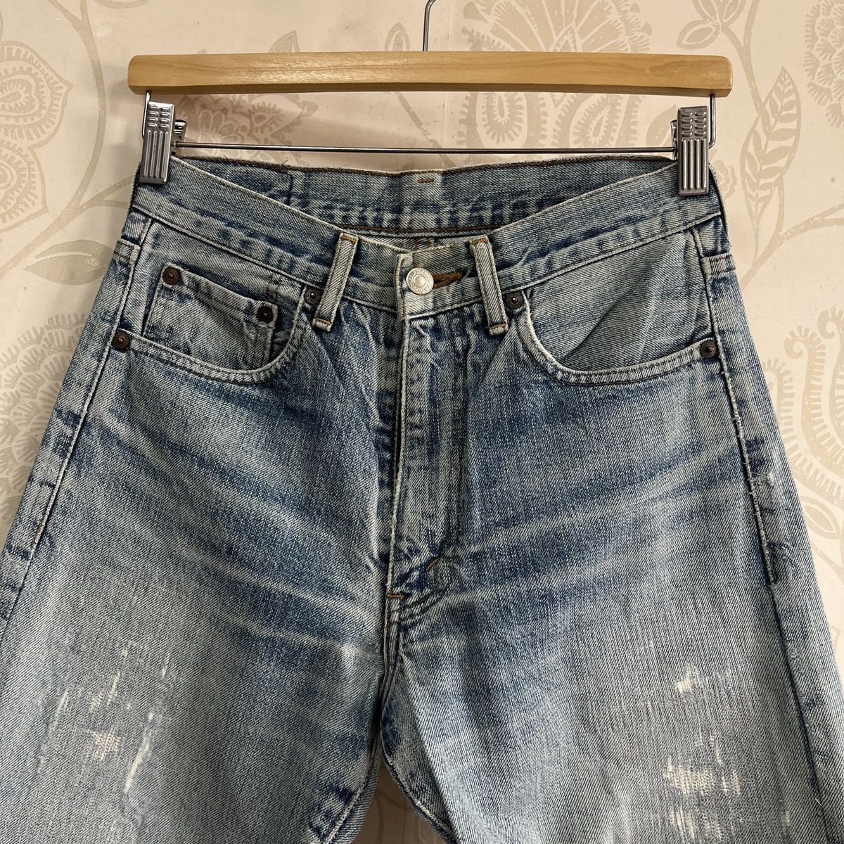 Levi's LEVIS 502XX Big E Button J22 Redline Selvedge Vintage 1991 Size US 28 / EU 44 - 22 Thumbnail
