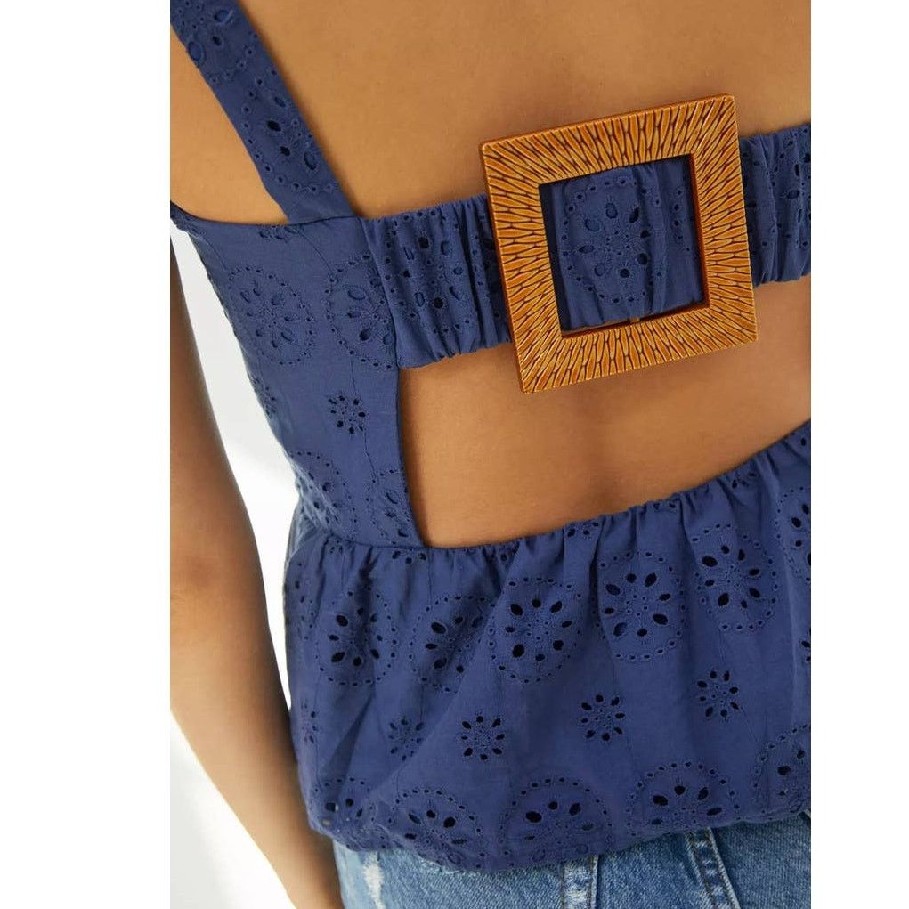 Anthropologie New Anthropologie HUTCH Dorri Buckle-Back Tank $128 SIZE 8 Size M / US 6-8 / IT 42-44 - 5 Thumbnail