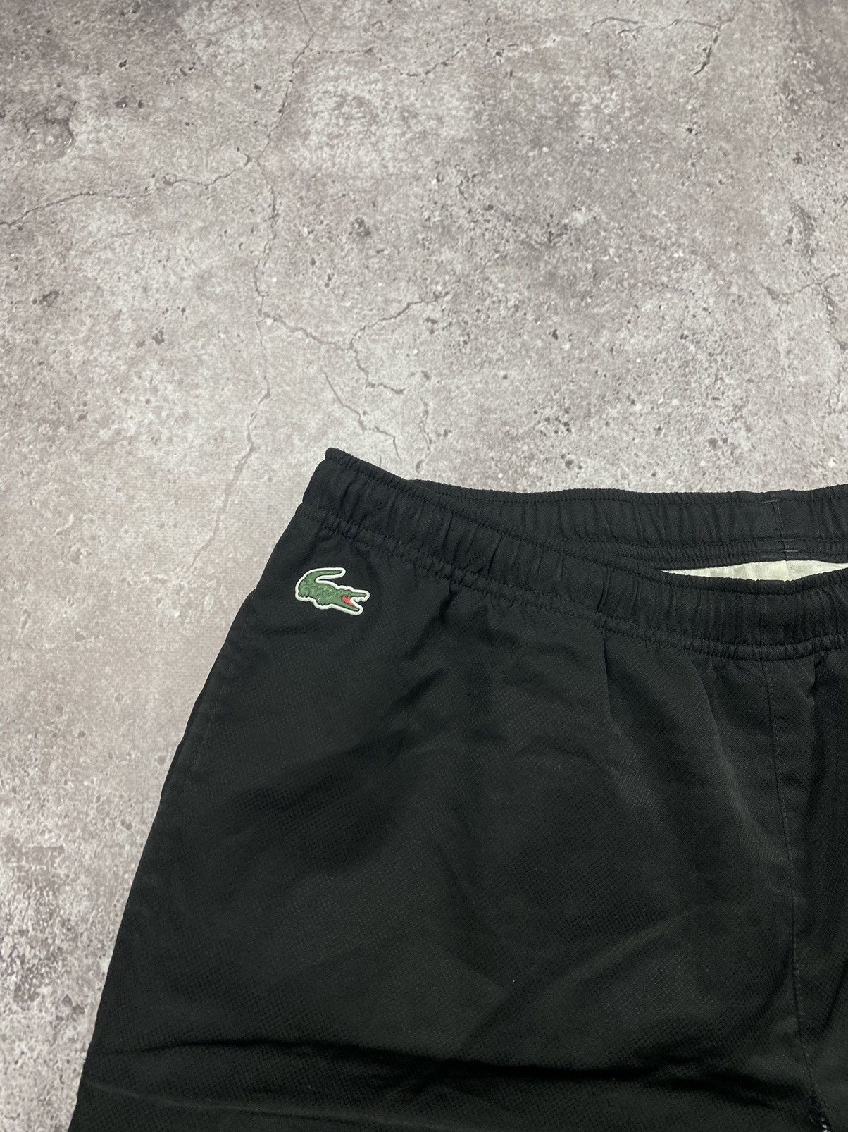 Lacoste × Vintage Vintage Lacoste Drill Track Pants Nylon Y2K Joggers Striped Size US 32 / EU 48 - 4 Thumbnail