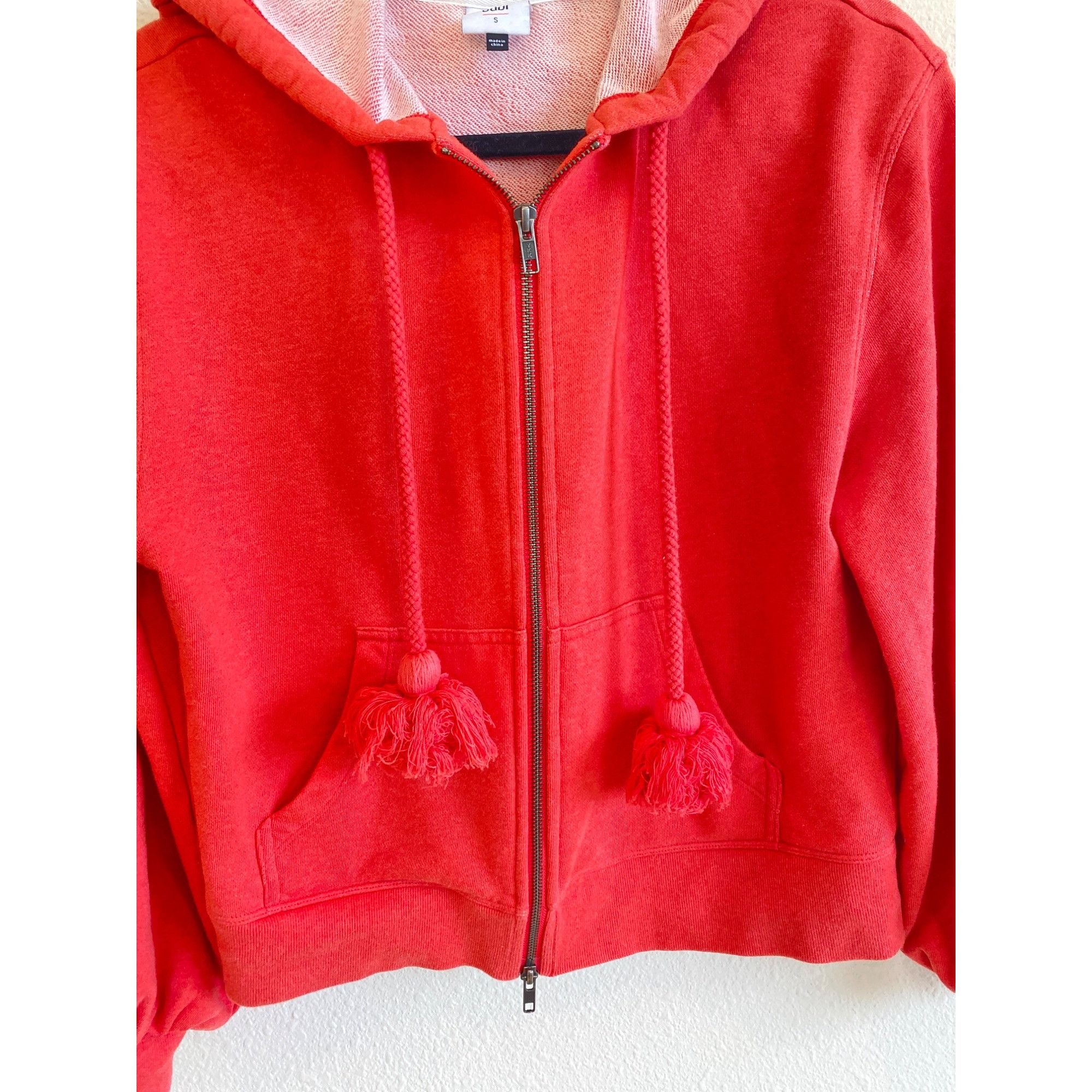 Designer Cabi Tangerine Deluxe Full Zip Hoodie W's Small Balloon Slee Size M / US 6-8 / IT 42-44 - 11 Thumbnail