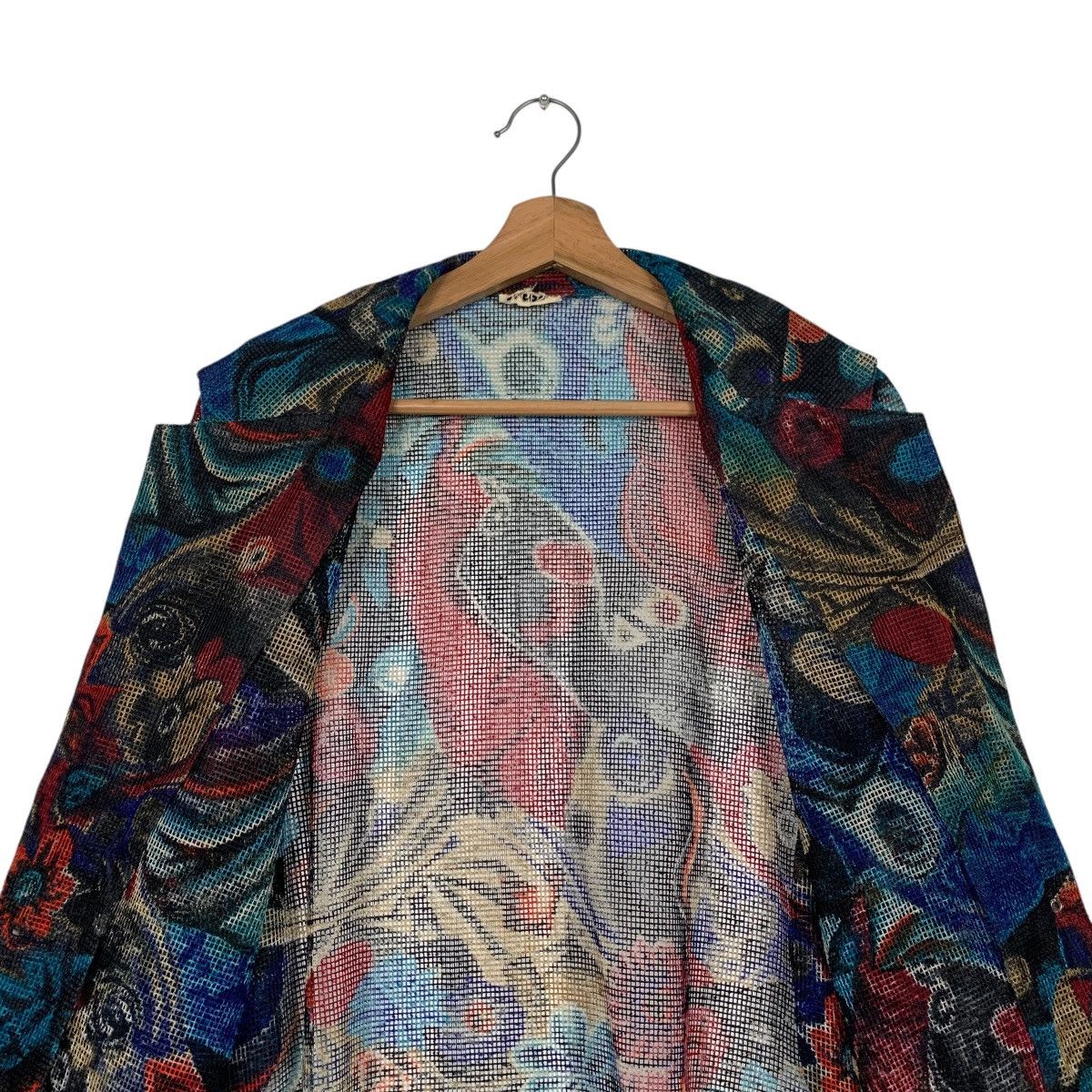 Japanese Brand Vintage 90’s SAGES Fullprint Casual Jacket Blazer #2620-C118 Size US M / EU 48-50 / 2 - 12 Thumbnail