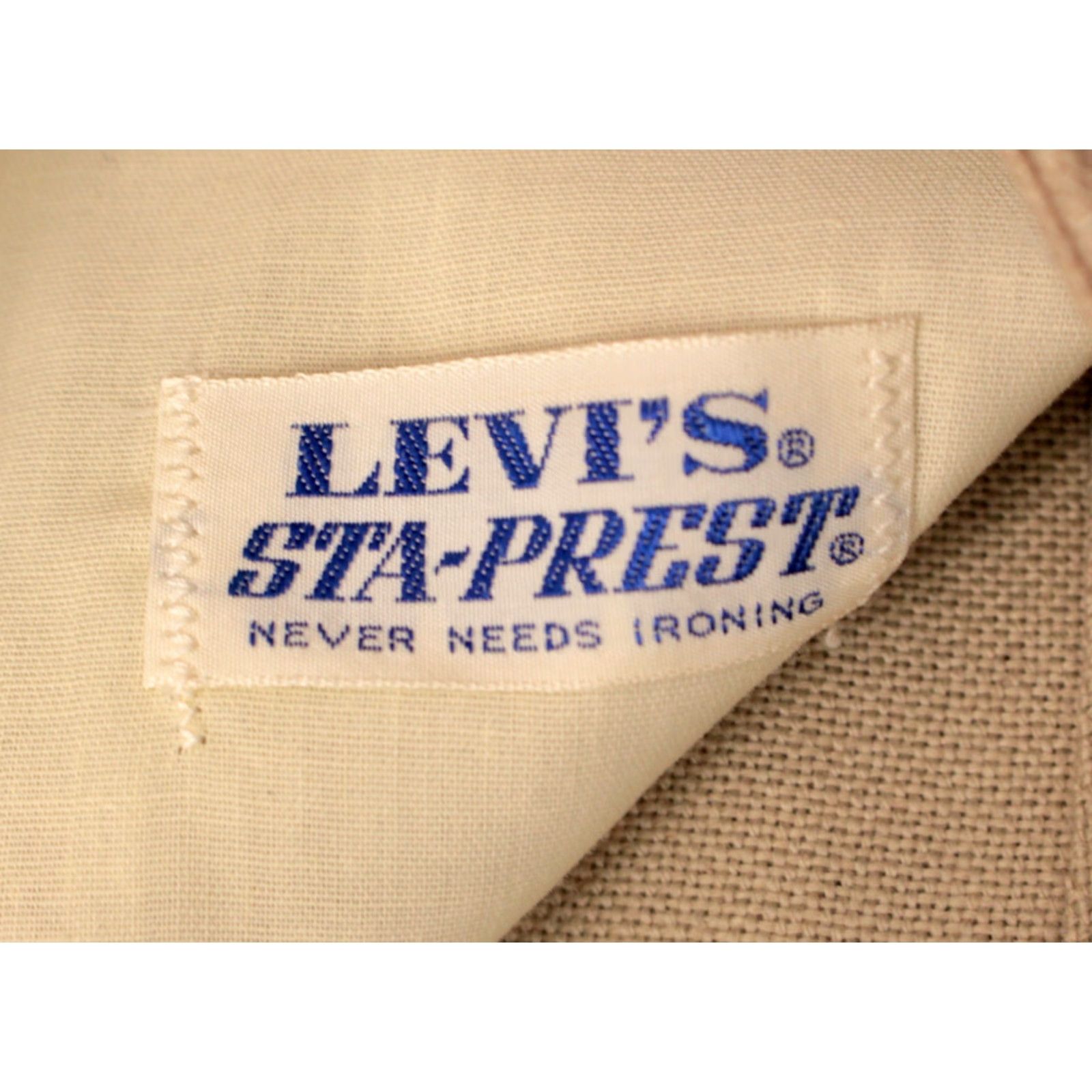 Levi's VINTAGE Levi's 60s NOS Pants Men’s VTG 1960s Nuvos Beige Tapered Sz 29x32 60s Trousers Size US 29 - 6 Thumbnail