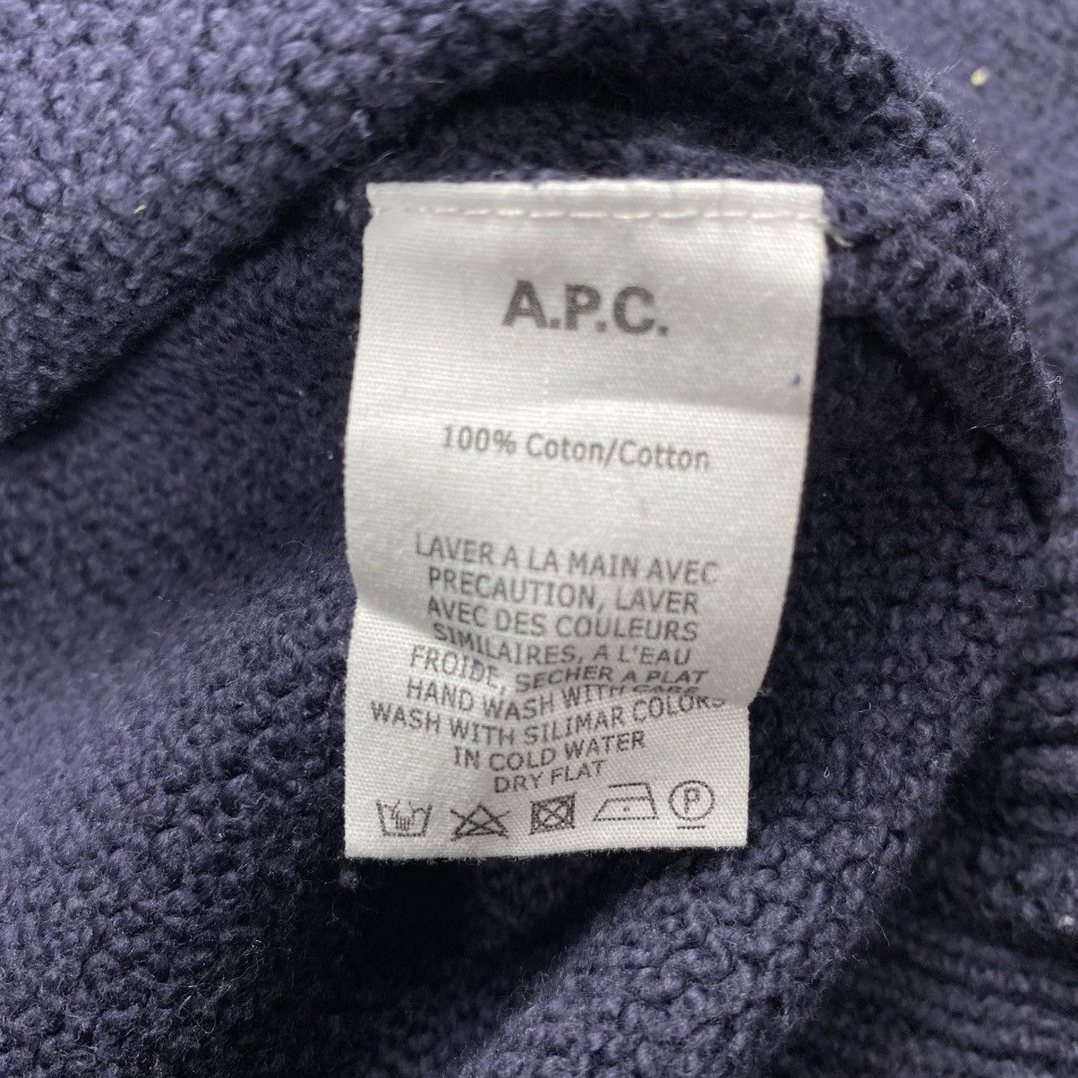 A.P.C. A.P.C Knit Sweater in Navy Size US XL / EU 56 / 4 - 4 Thumbnail