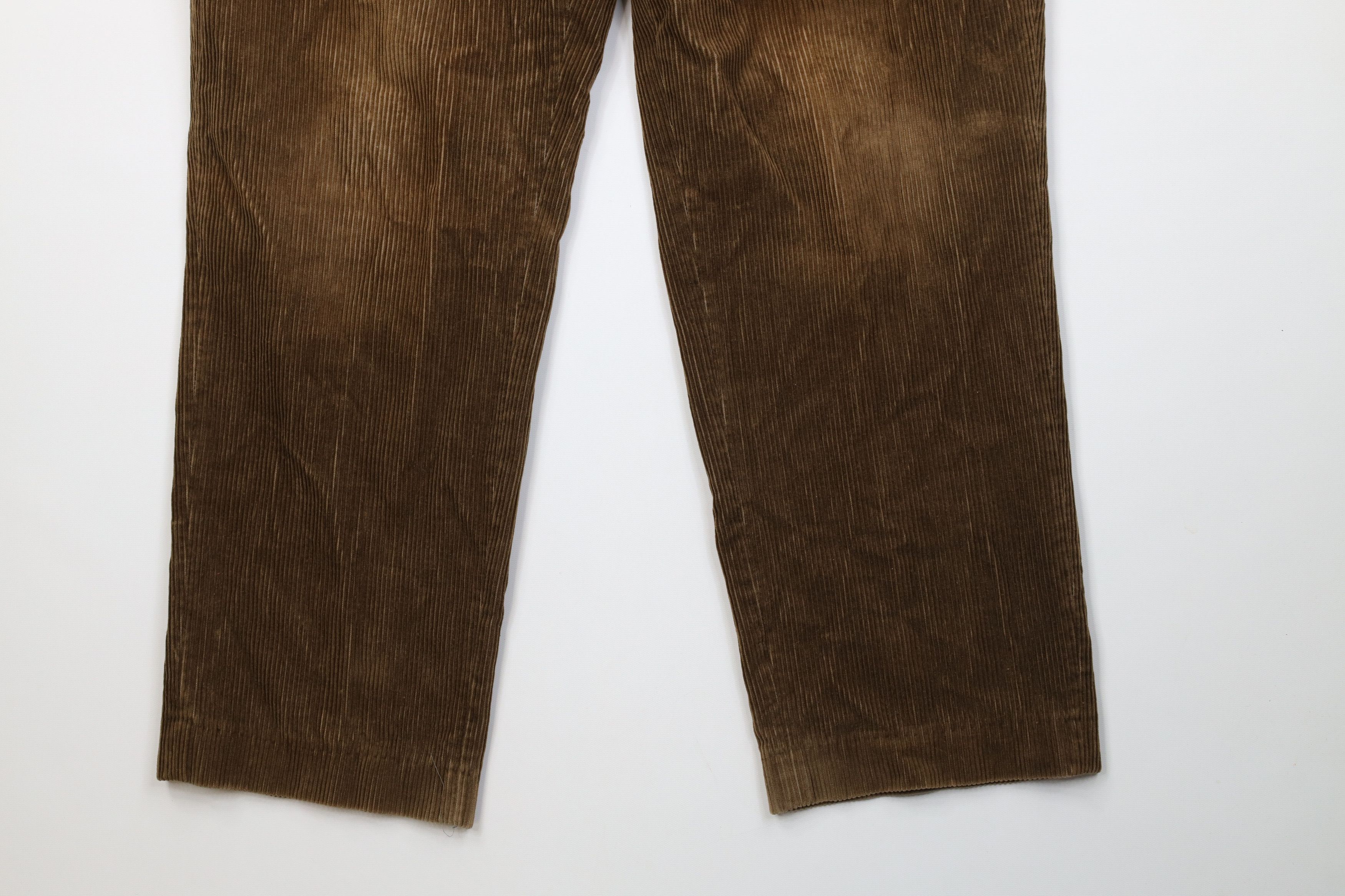 L.L. Bean Vintage 90s LL Bean Heavy Wide Leg Corduroy Chino Pants Size US 36 / EU 52 - 5 Thumbnail