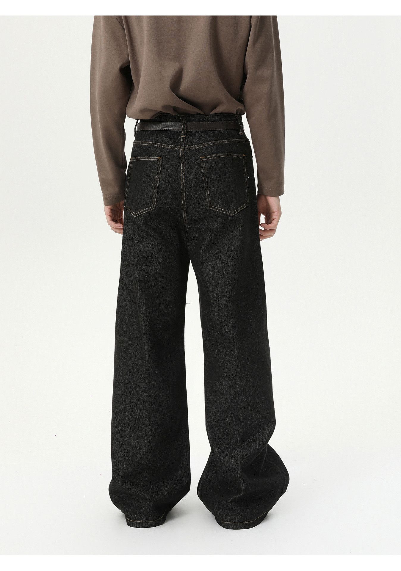 Japanese Brand Retro Vibe casual straight leg wide-leg loose jeans Size US 32 / EU 48 - 5 Thumbnail