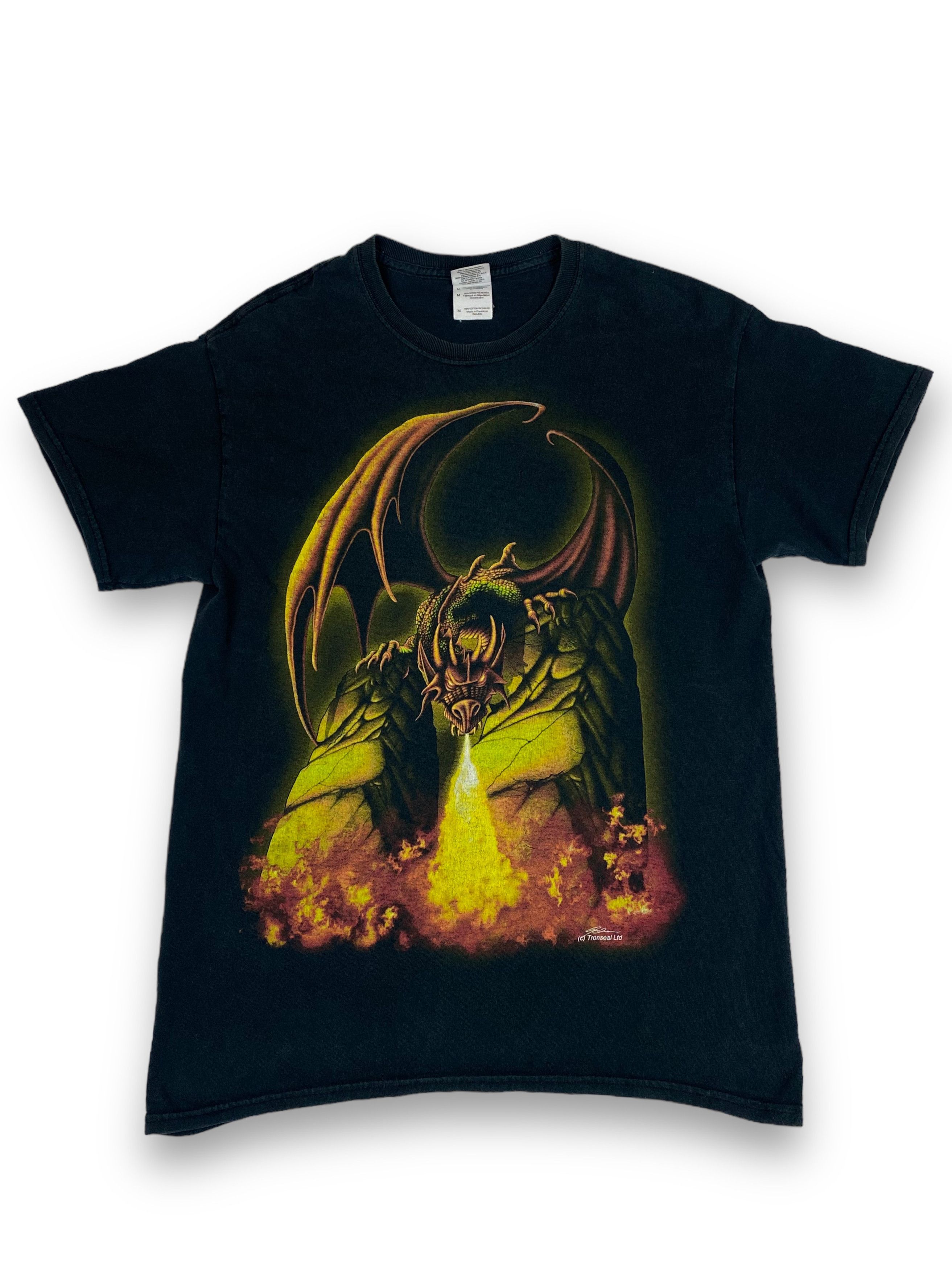 Other Vintage DRAGON GIDLAN T-Shirt Tronseal Y2k M606 Size US M / EU 48-50 / 2 - 1 Thumbnail