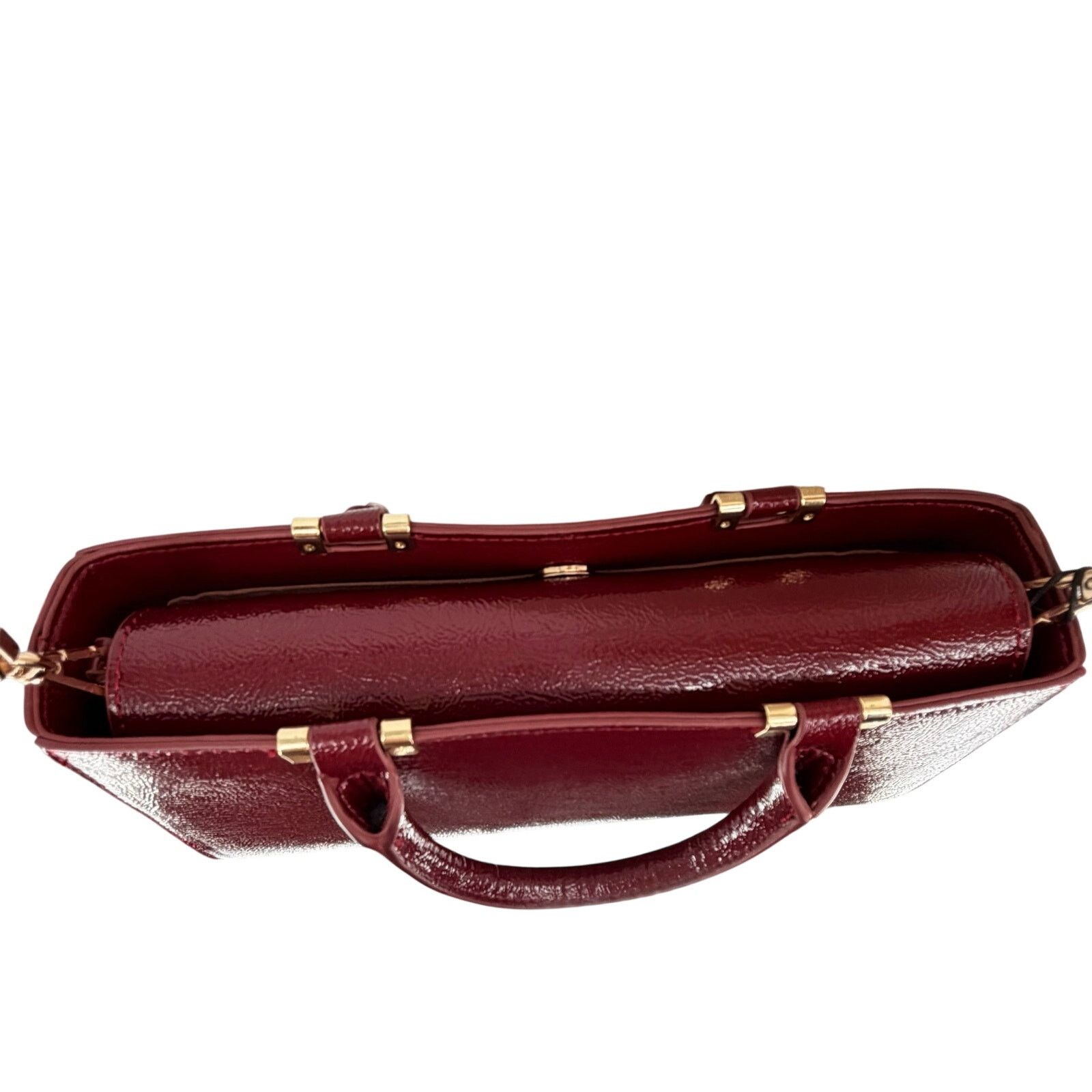 Zara Zara Textured Burgundy Red Handbag Ref 6813/410 NWOT Size ONE SIZE - 6 Thumbnail