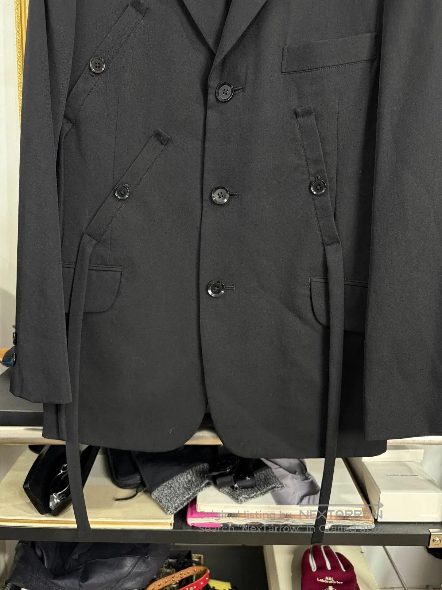 Yohji Yamamoto Yohji Yamamoto Black Suit Jacket. Size US M / EU 48-50 / 2 - 5 Thumbnail