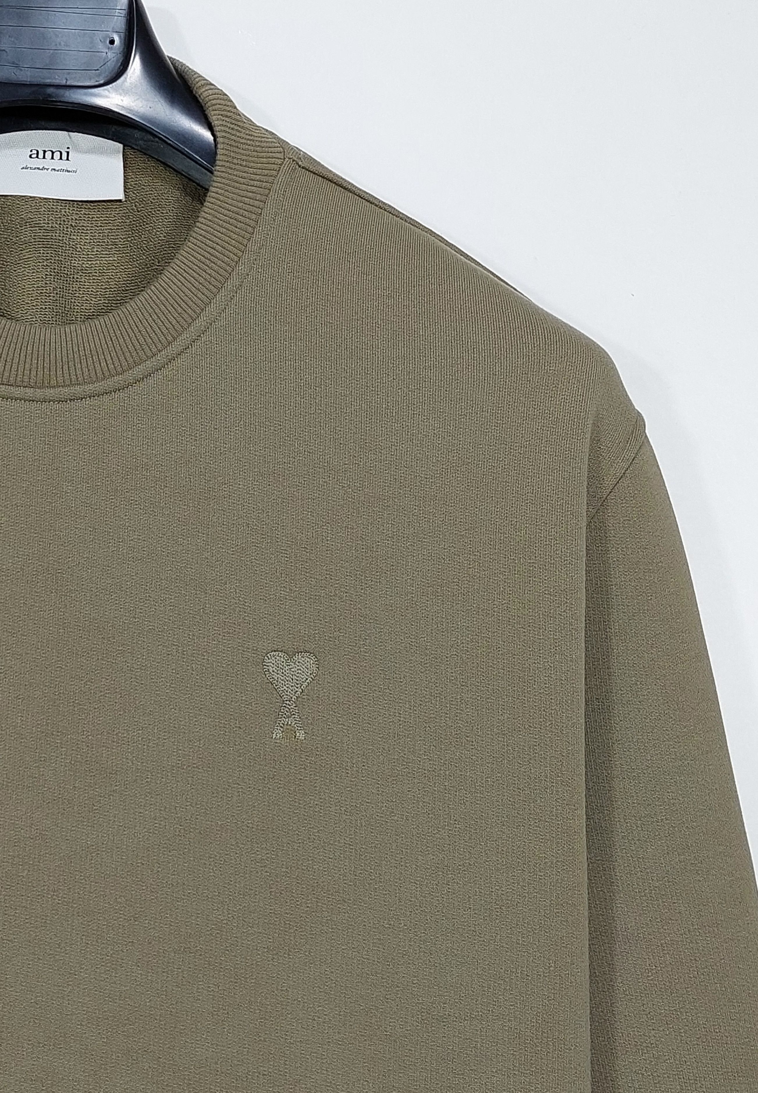 AMI ami decoeur sweatshirt - khaki S Size US S / EU 44-46 / 1 - 3 Thumbnail