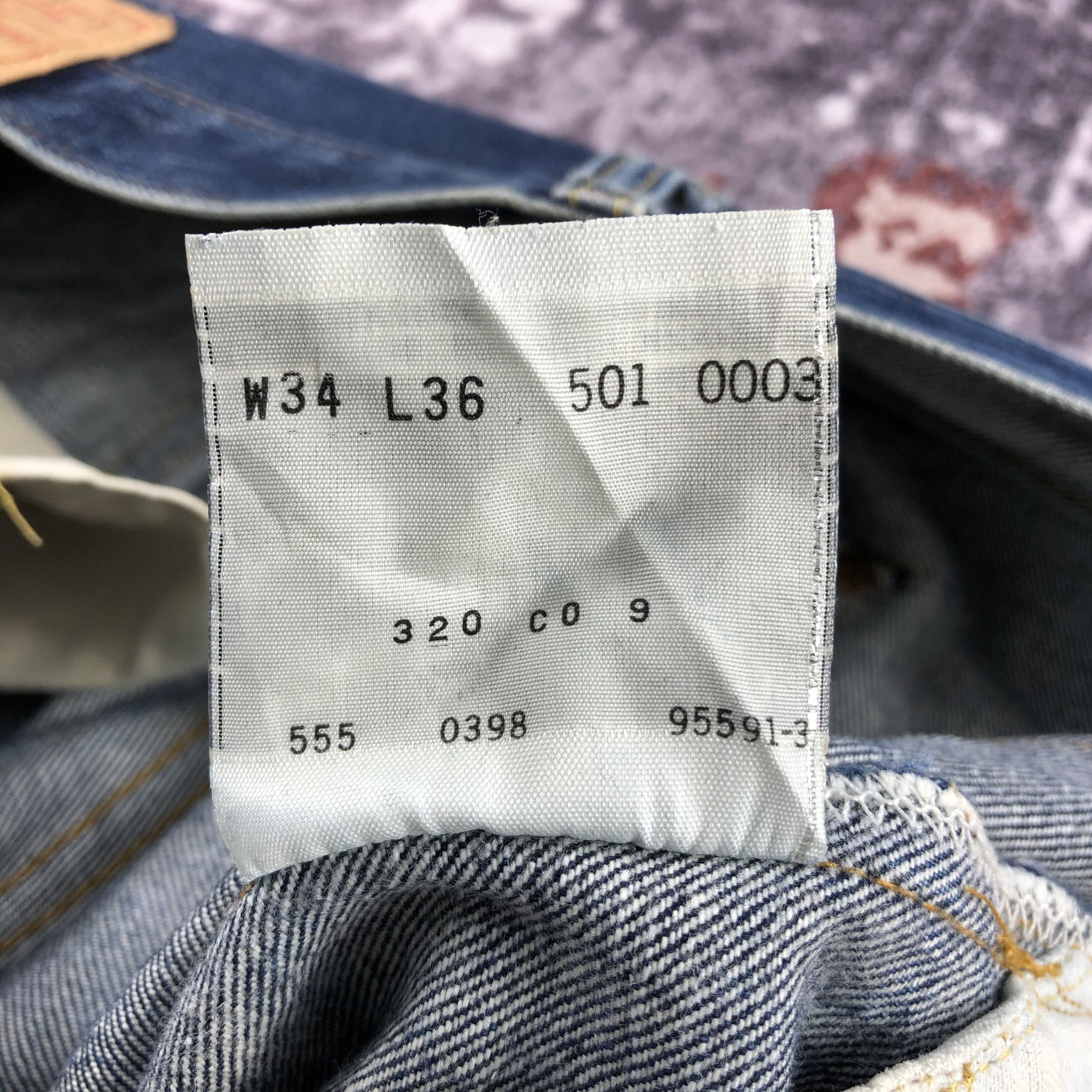 Levi's × Vintage Vintage 90s Redline Levis 501 Jeans-JM2150 Size US 32 / EU 48 - 11 Thumbnail