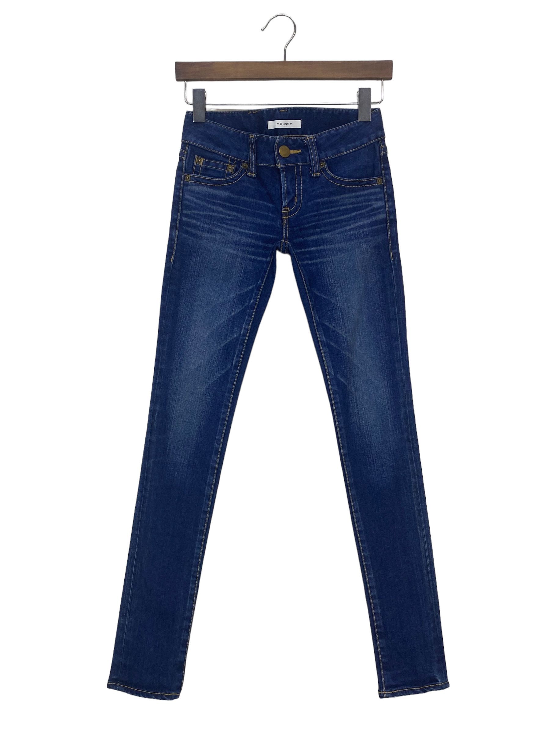 Japanese Brand × MOUSSY Moussy Jeans Skinny Jeans Low Rise Jeans Size 23" - 2 Thumbnail