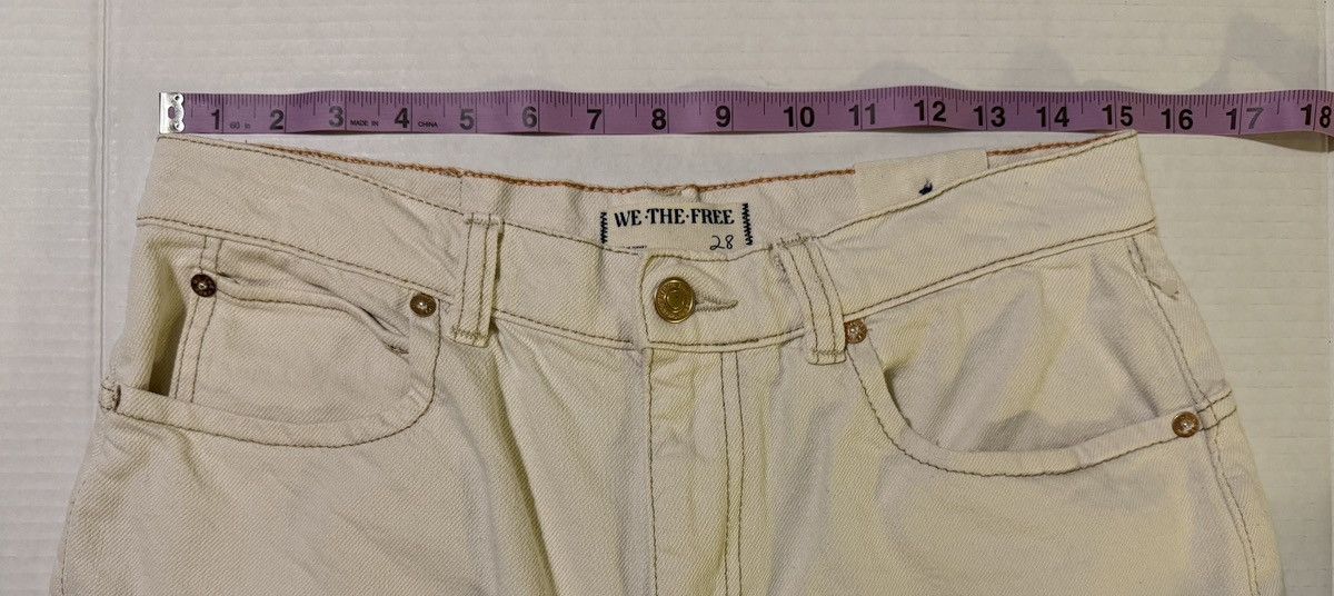 Free People Free People Tinsley Baggy High Rise Straight Leg Denim 28 Size 28" / US 6 / IT 42 - 4 Thumbnail