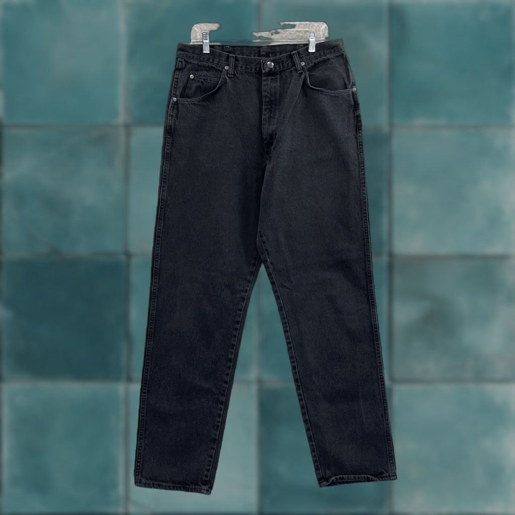 Wrangler VINTAGE Wrangler Jeans 36X34 Mens Grey Relaxed Fit Straight Leg | Wrangler Jeans 36 | Grey 1990s Mens Jeans Size US 36 / EU 52 - 1 Thumbnail