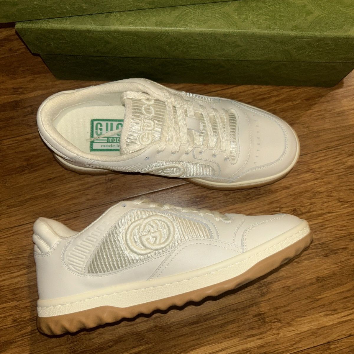 Gucci Gucci MAC80 Low Top Leather Skateboard Sneakers Size US 6 / IT 36 - 5 Thumbnail