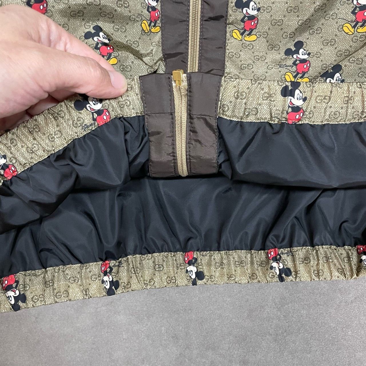Gucci Gucci Brown Mickey full print windbreaker jacket 2501-Nexta Size US S / EU 44-46 / 1 - 3 Thumbnail