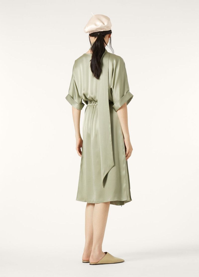 Loro Piana o1srvl11e0526 FAP0332 Caren Midi Dress in Light Green Size S / US 4 / IT 40 - 5 Thumbnail