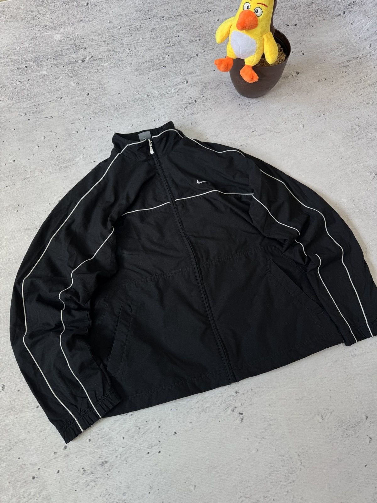 Nike × Vintage NIKE VINTAGE BASIC LOGO OVERSIZE BAGGY LIGHT JACKET Size US L / EU 52-54 / 3 - 4 Thumbnail