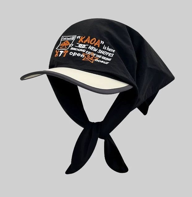 Japanese Brand 2000s y2k embroidery multi-style handkerchief hat cap Size ONE SIZE - 1 Thumbnail