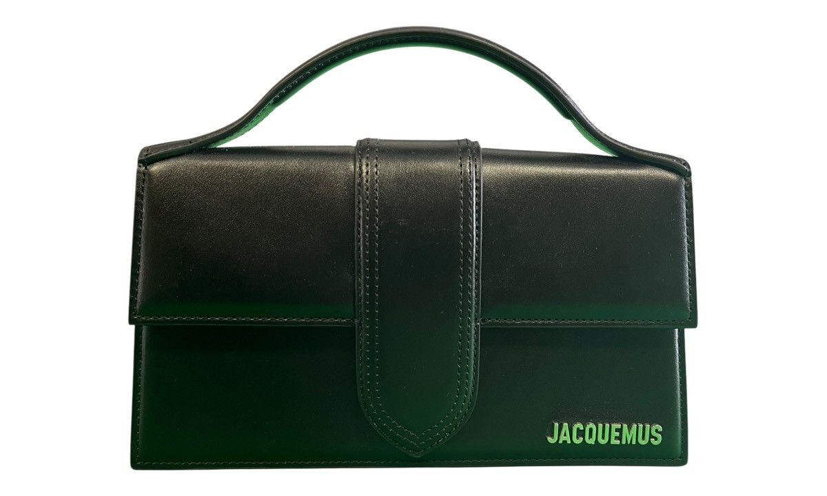 Jacquemus Jacquemus Grand Bambino Crossbody Handbag Silver Lettering Size ONE SIZE - 1 Thumbnail