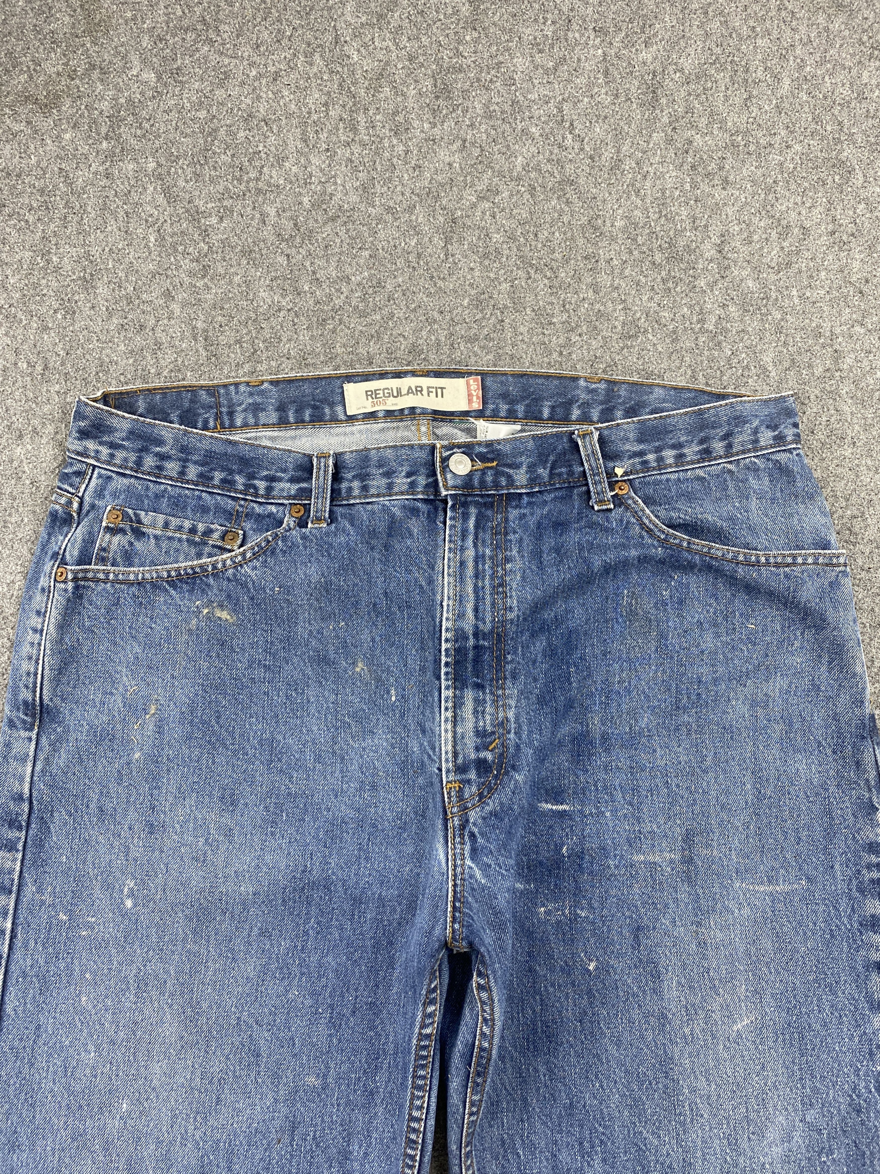 Levi's Faded Blue Vintage Levis 505 Jeans DP2313 Size US 39 - 2 Thumbnail