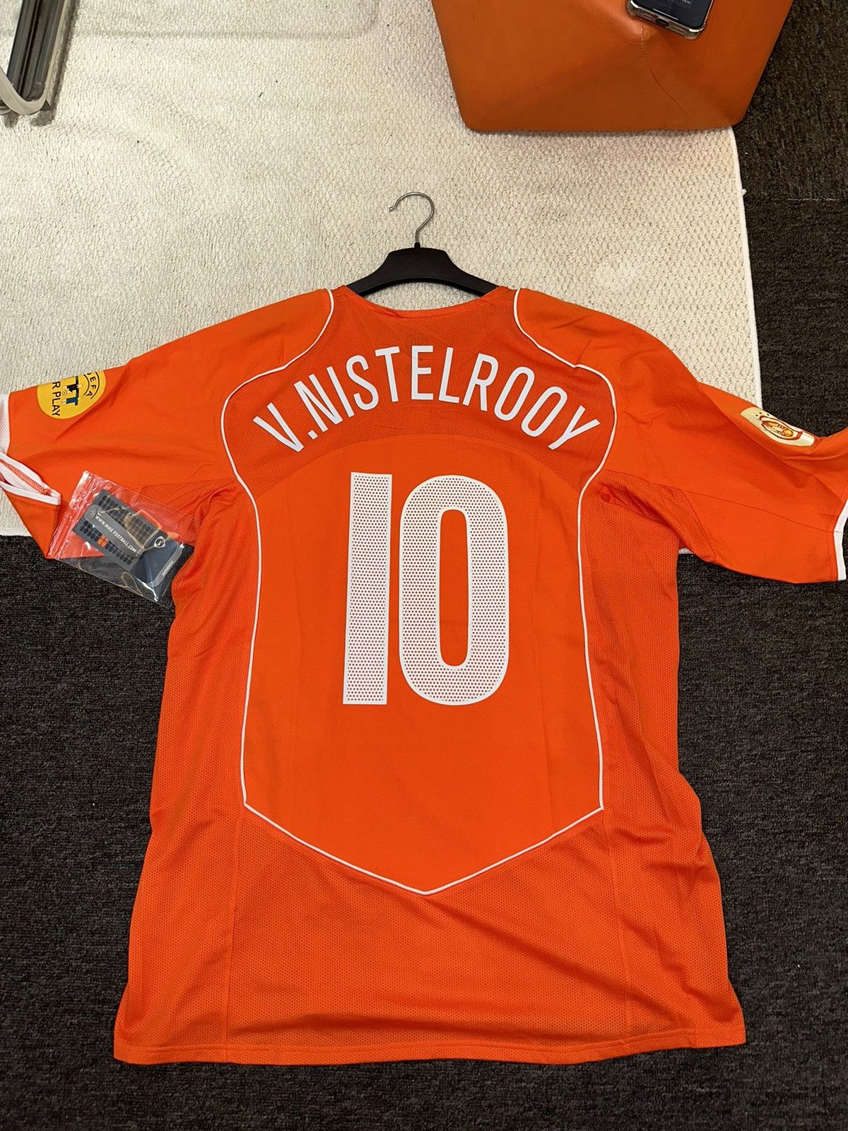 Nike Football jersey Netherlands Holland Home 2004 New Tag Size US XL / EU 56 / 4 - 9 Thumbnail