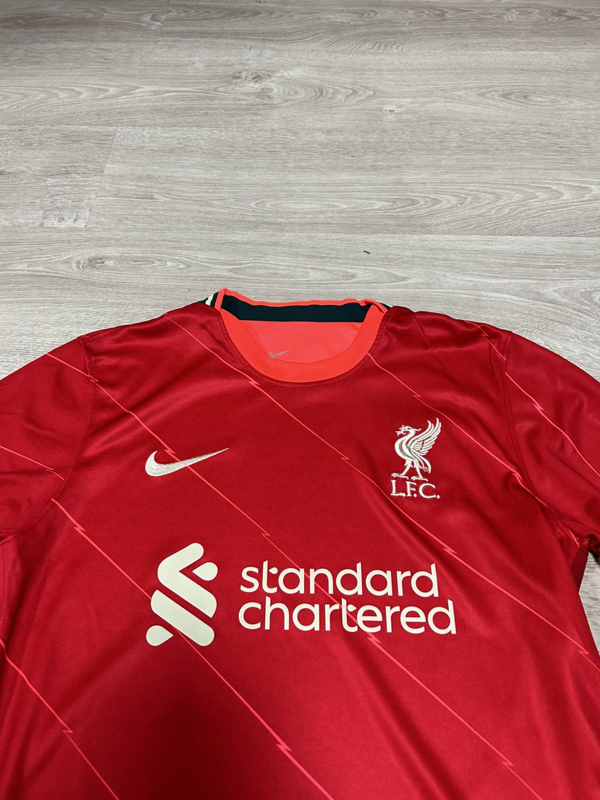 Nike NWT Nike Liverpool FC 21/22 Home Match Soccer Jersey Size US L / EU 52-54 / 3 - 2 Thumbnail