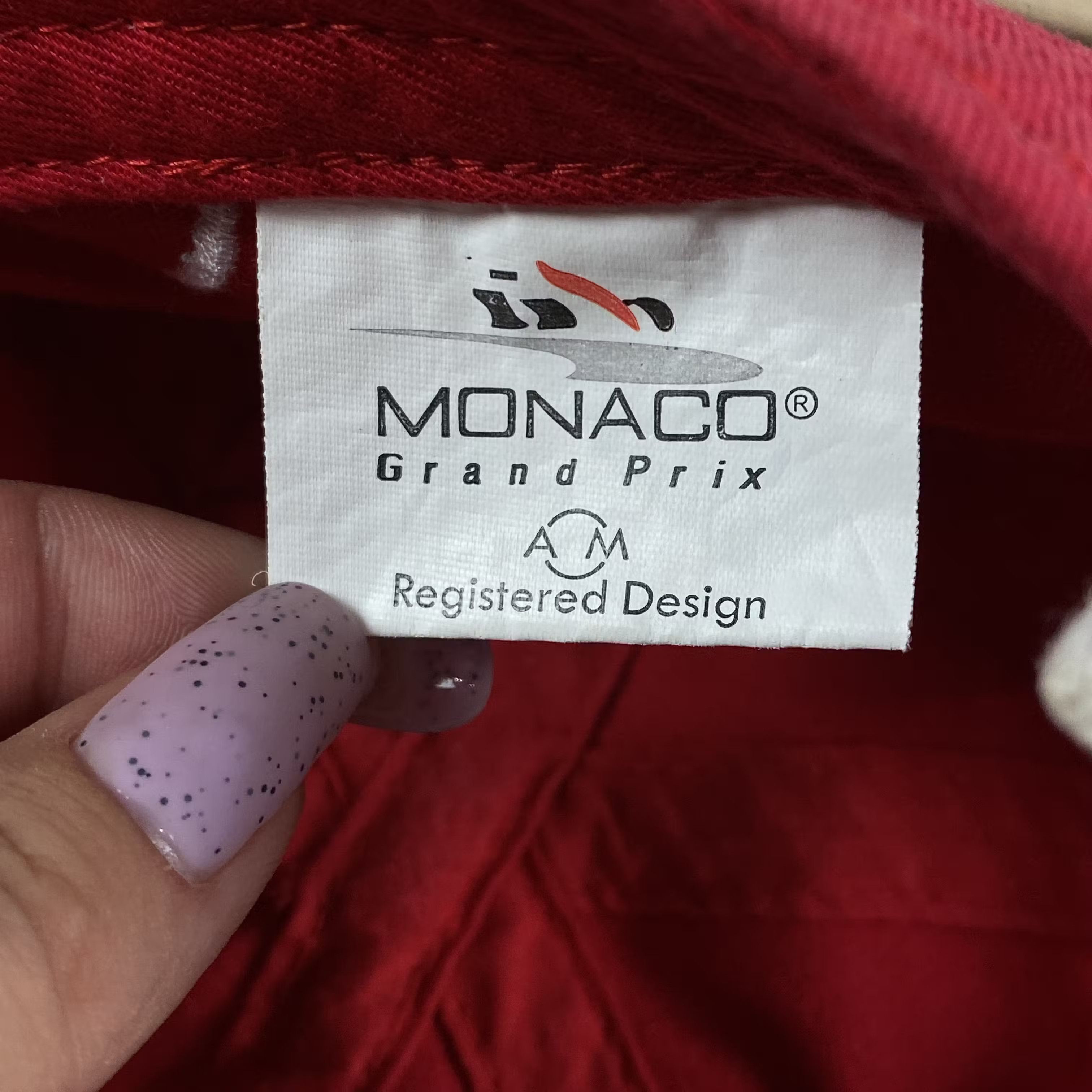 Vintage Mens Cap Racing Monaco Gand Prix Vintage One Size Size ONE SIZE - 7 Thumbnail