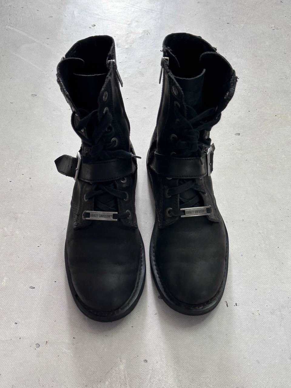 Harley Davidson Harley Davidson Engineer Biker Boots Black Leather Men EU 42 Size US 9 / EU 42 - 5 Thumbnail