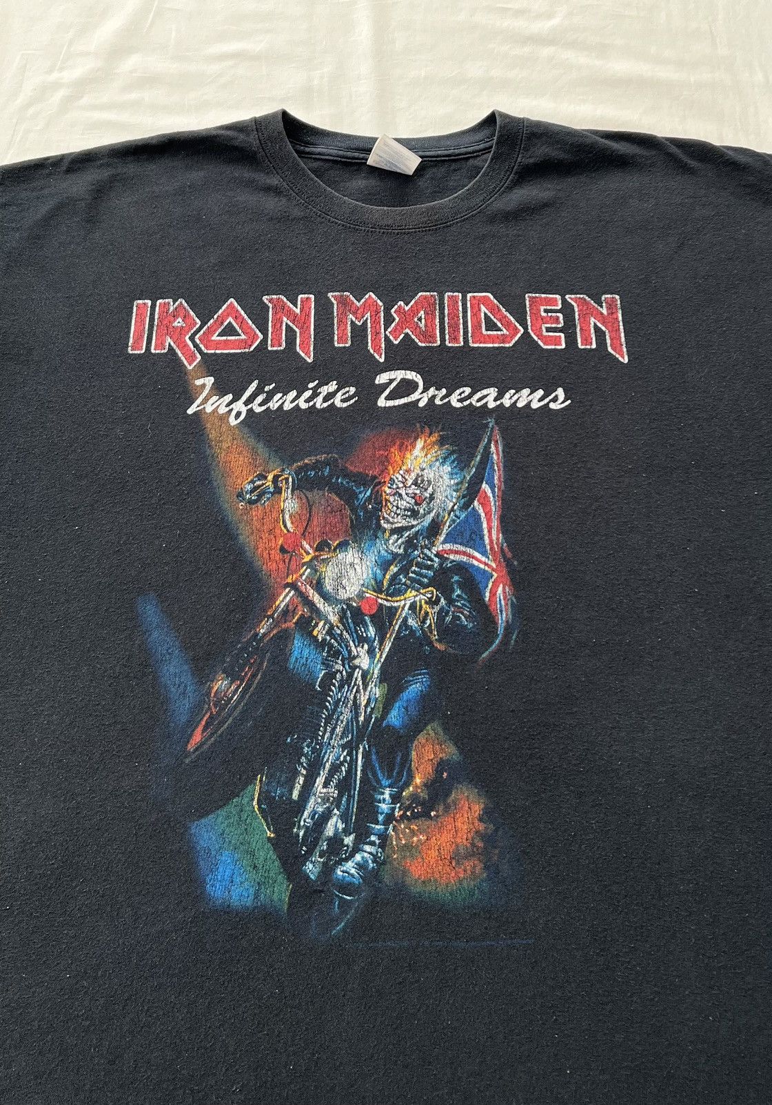 Band Tees Vintage 2007 Iron Maiden Infinite Dreams Black T-shirt Size US XL / EU 56 / 4 - 4 Thumbnail