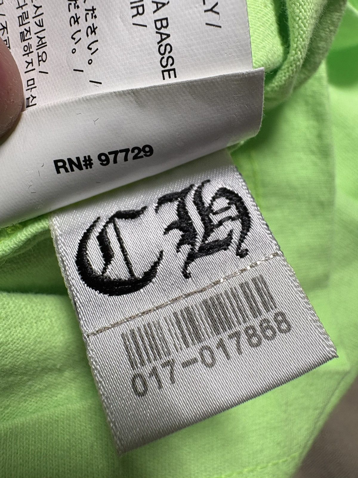 Chrome Hearts × Off-White Chrome Hearts x Off White Tee Neon Size US L / EU 52-54 / 3 - 7 Thumbnail