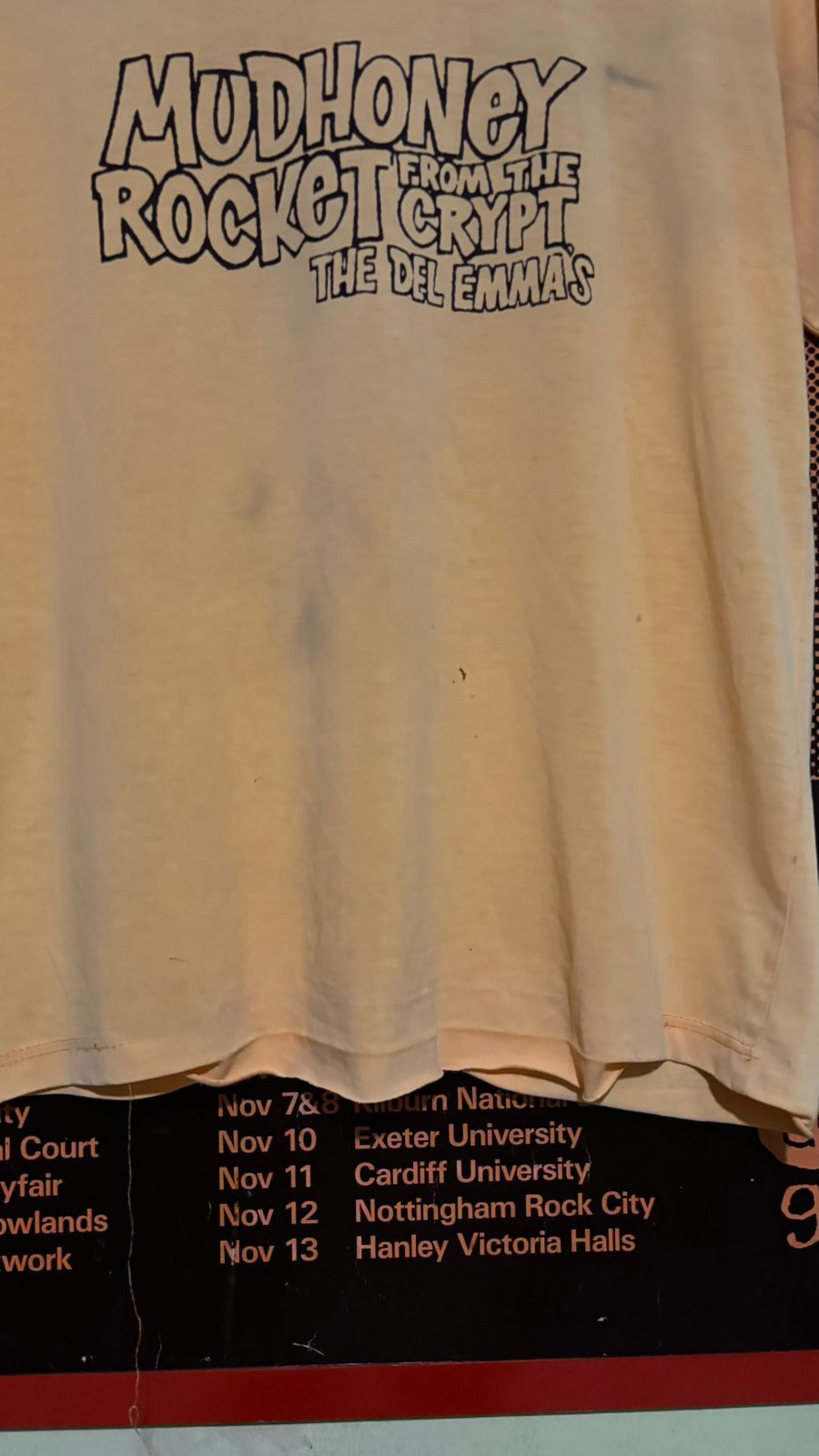 Band Tees Vintage 90s Mudhoney Shirt NIrvana soundgarden Size US L / EU 52-54 / 3 - 4 Thumbnail