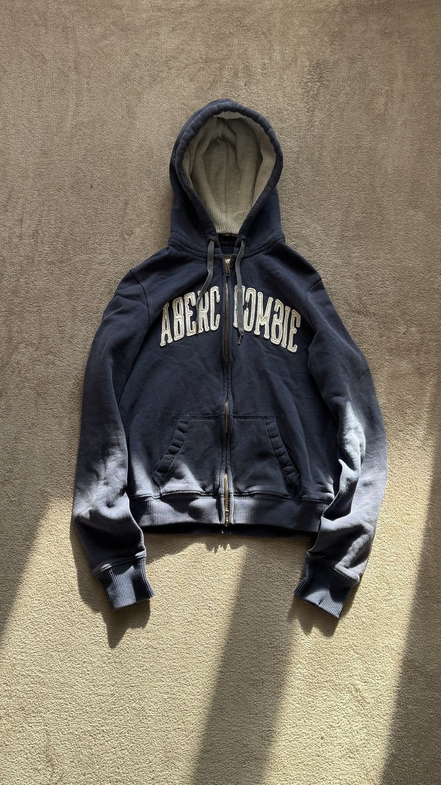 Japanese Brand Y2K A&F faded Zip Hoodie ifsixwasnine LGB dirty carhartt Size US M / EU 48-50 / 2 - 1 Thumbnail