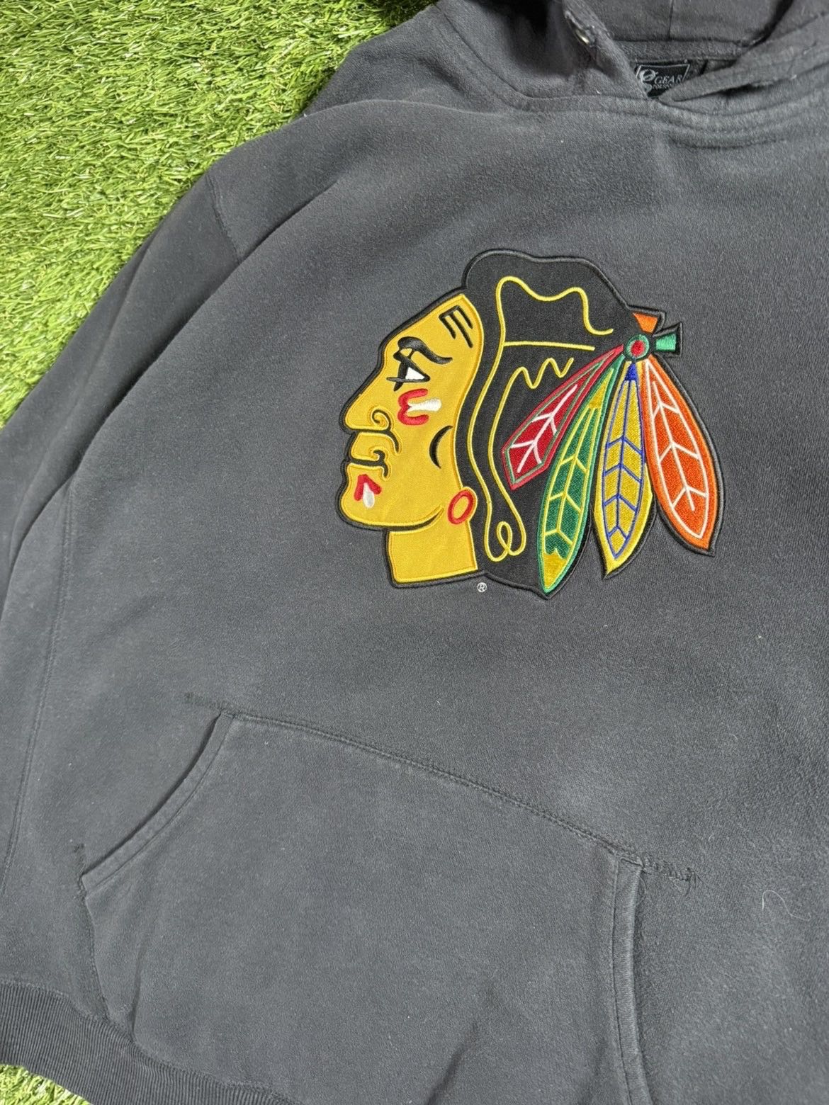 NHL Vintage Chicago Blackhawks NHL Hockey Baggy Hoodie Essential Size US L / EU 52-54 / 3 - 2 Thumbnail
