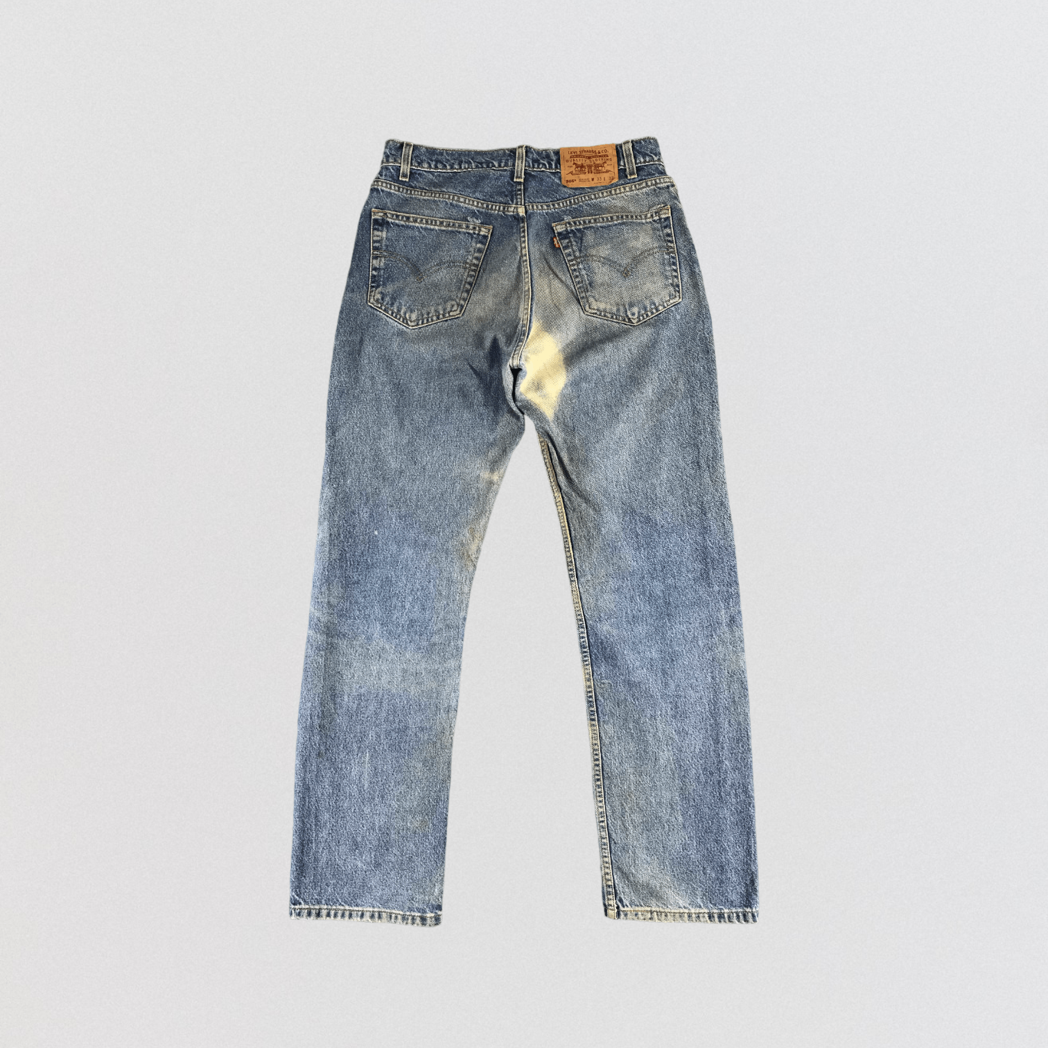 Levi's Vintage 90s Rusty Levis 505 Jeans-JM166 Size US 32 / EU 48 - 3 Thumbnail