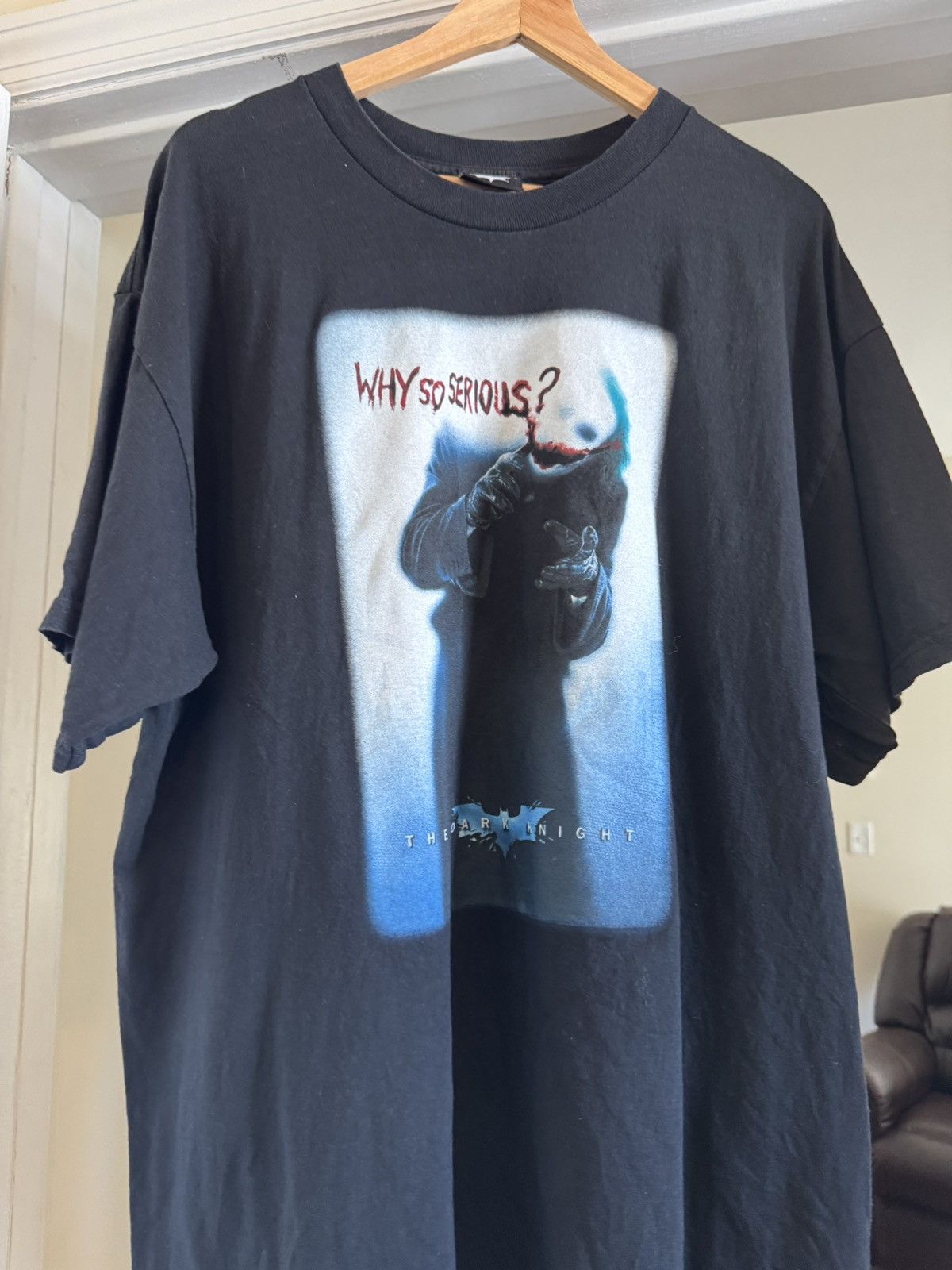 DC Comics The dark knight movie why so serious promo t shirt size XL Size US XL / EU 56 / 4 - 7 Thumbnail