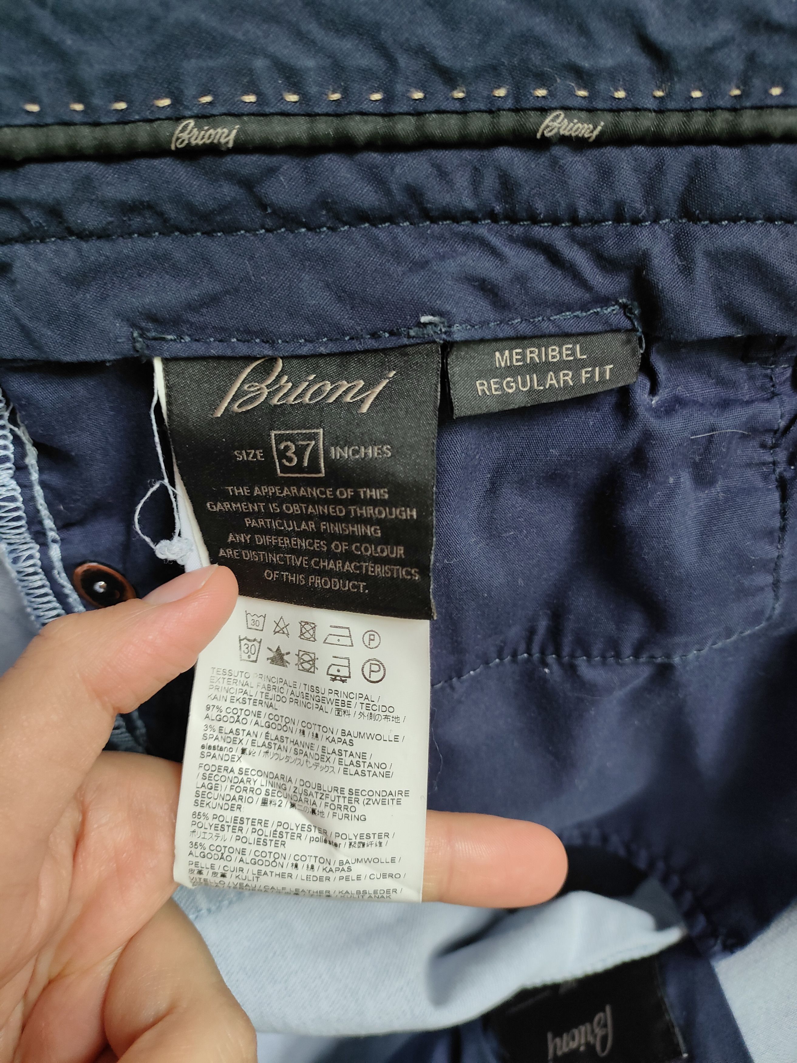 Brioni Brioni Meribel Regular Fit Light Blue Jeans Size US 37 - 9 Thumbnail