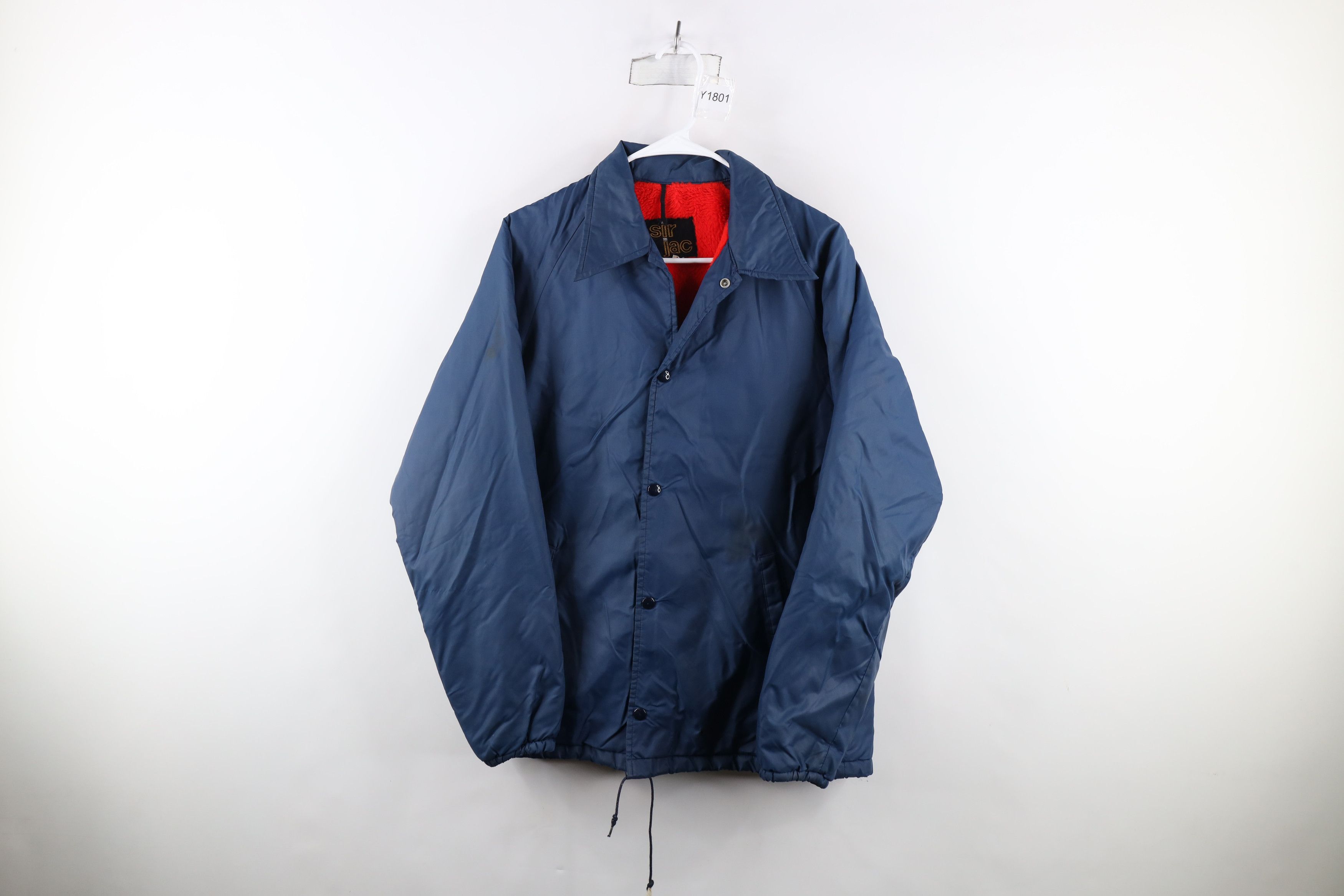Vintage Vintage 60s 70s Streetwear Fleece Lined Coach Jacket USA Size US S / EU 44-46 / 1 - 1 Thumbnail