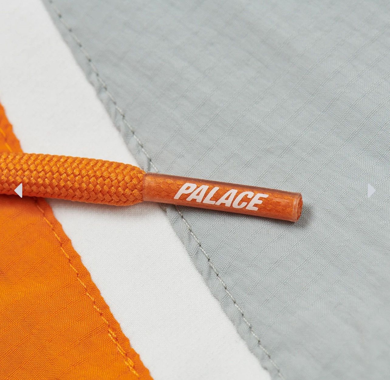 Palace PALACE RUN IT SHORT JAFFA / GREY RIPSTOP NYLON SIZE LARGE Size US 34 / EU 50 - 4 Thumbnail