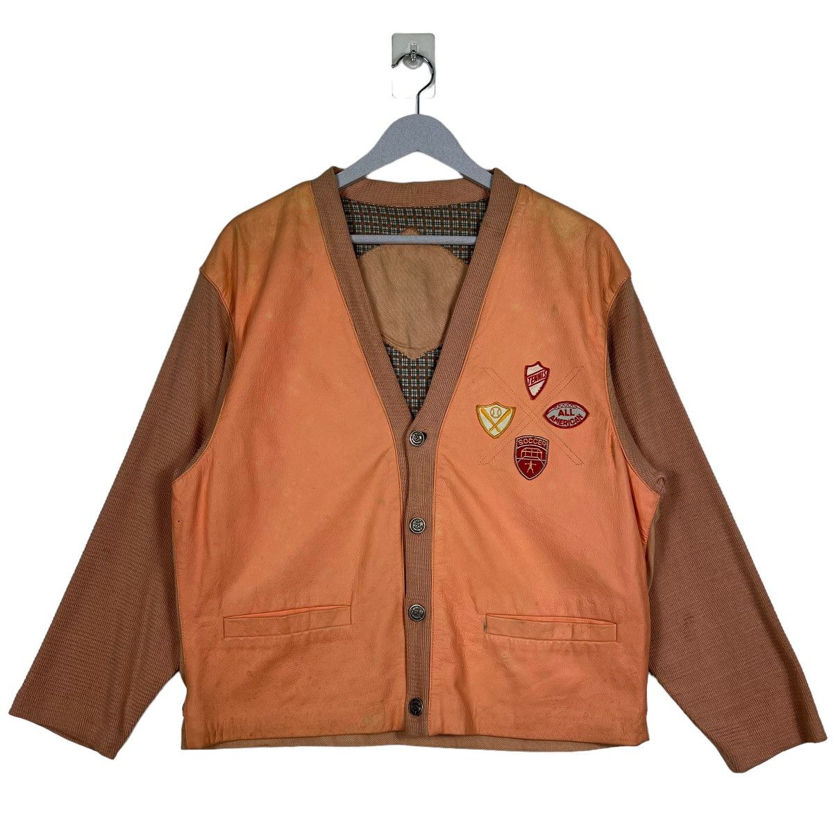 Other 🔥 80s VINTAGE HYBRID CARDIGAN JACKET MADE IN FRANCE Size US M / EU 48-50 / 2 - 1 Thumbnail