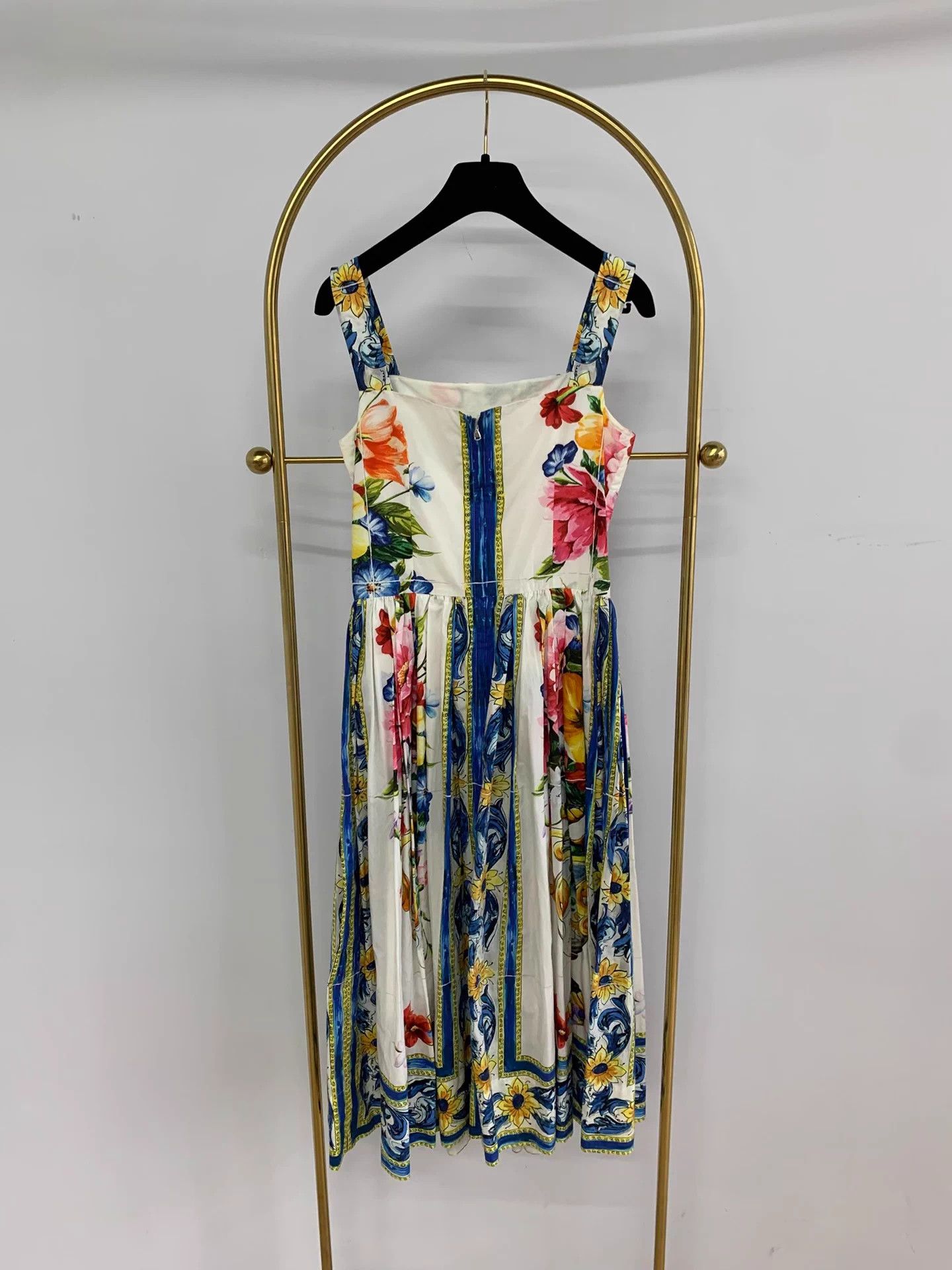 Dolce & Gabbana Dolce&Gabbana Printed Cami Dress Women's 38 New Size XS / US 0-2 / IT 36-38 - 3 Thumbnail