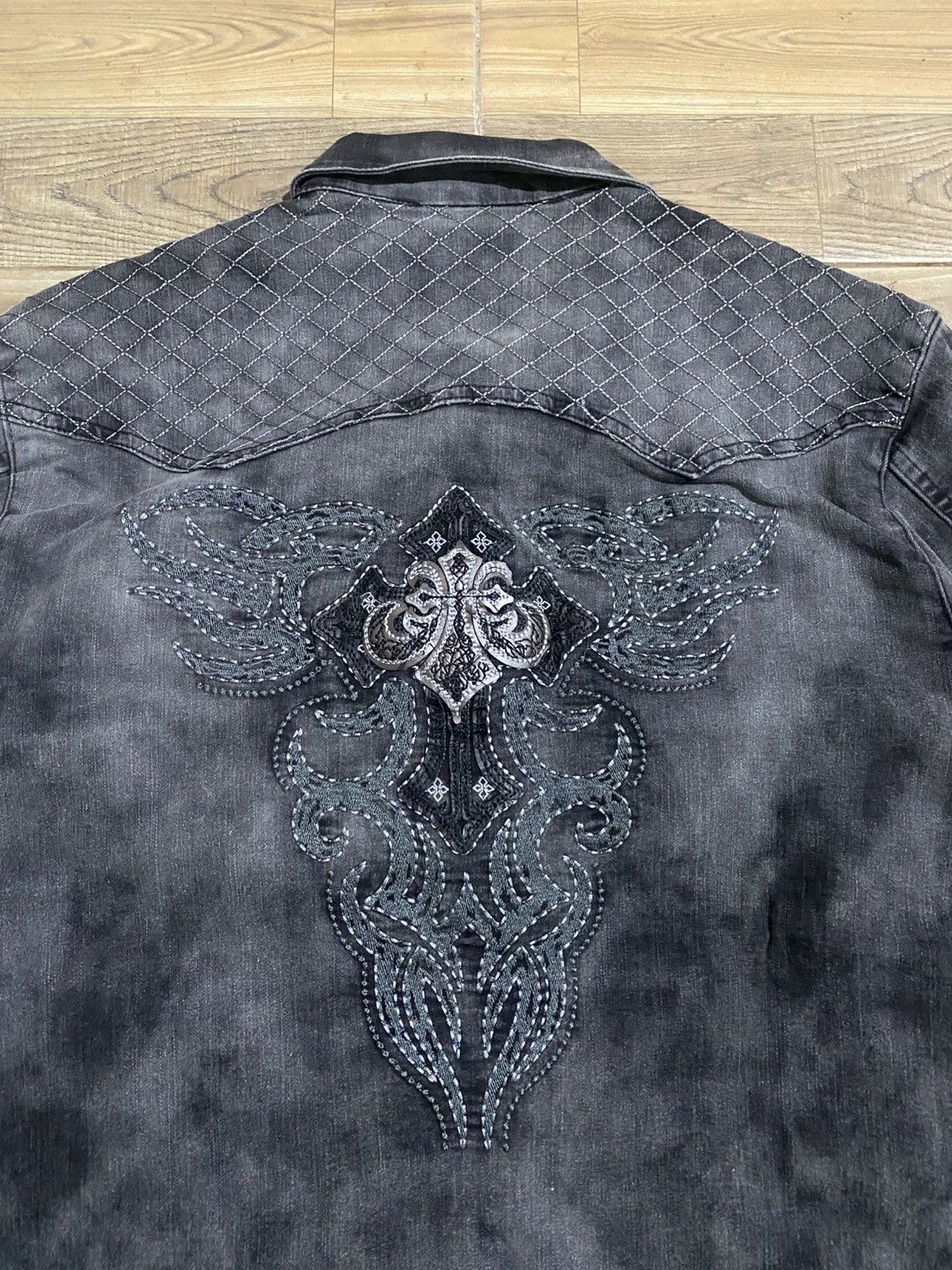 Japanese Brand AVANT GARDE CLOUD 72 BUTTON SHIRT Size US M / EU 48-50 / 2 - 6 Thumbnail